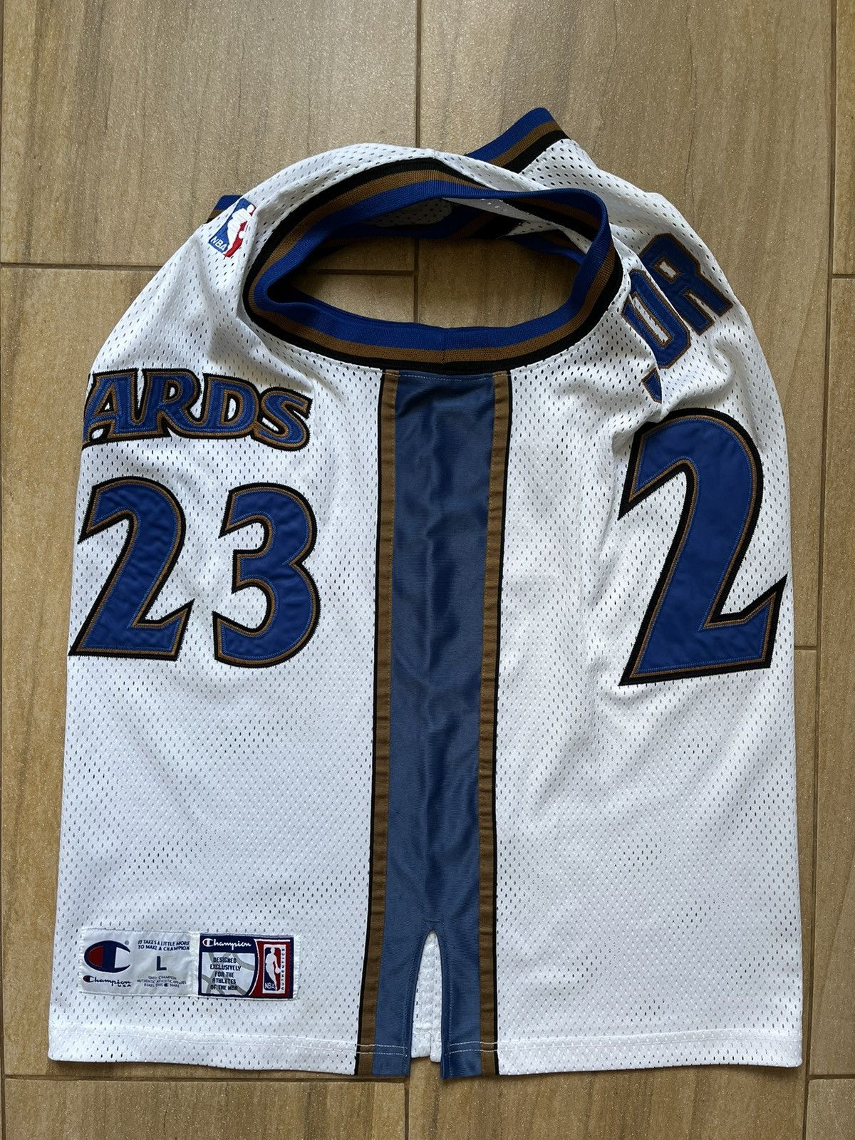 Champion Authentic Champion Washington Wizards Michael Jordan Jersey Size US L / EU 52-54 / 3 - 20 Thumbnail