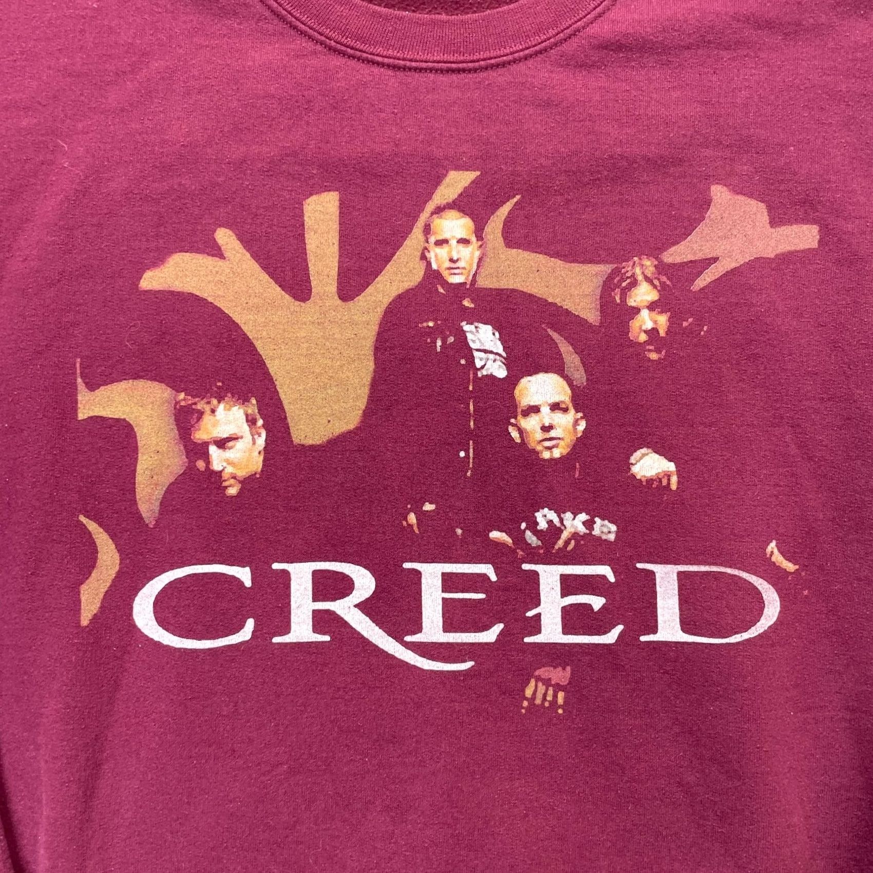 Vintage VTG Creed Sweatshirt Mens L Red Rock Music Graphic Print 90s Grunge y2k Sweatshirt Pullover Short description not needed Size US L / EU 52-54 / 3 - 4 Thumbnail