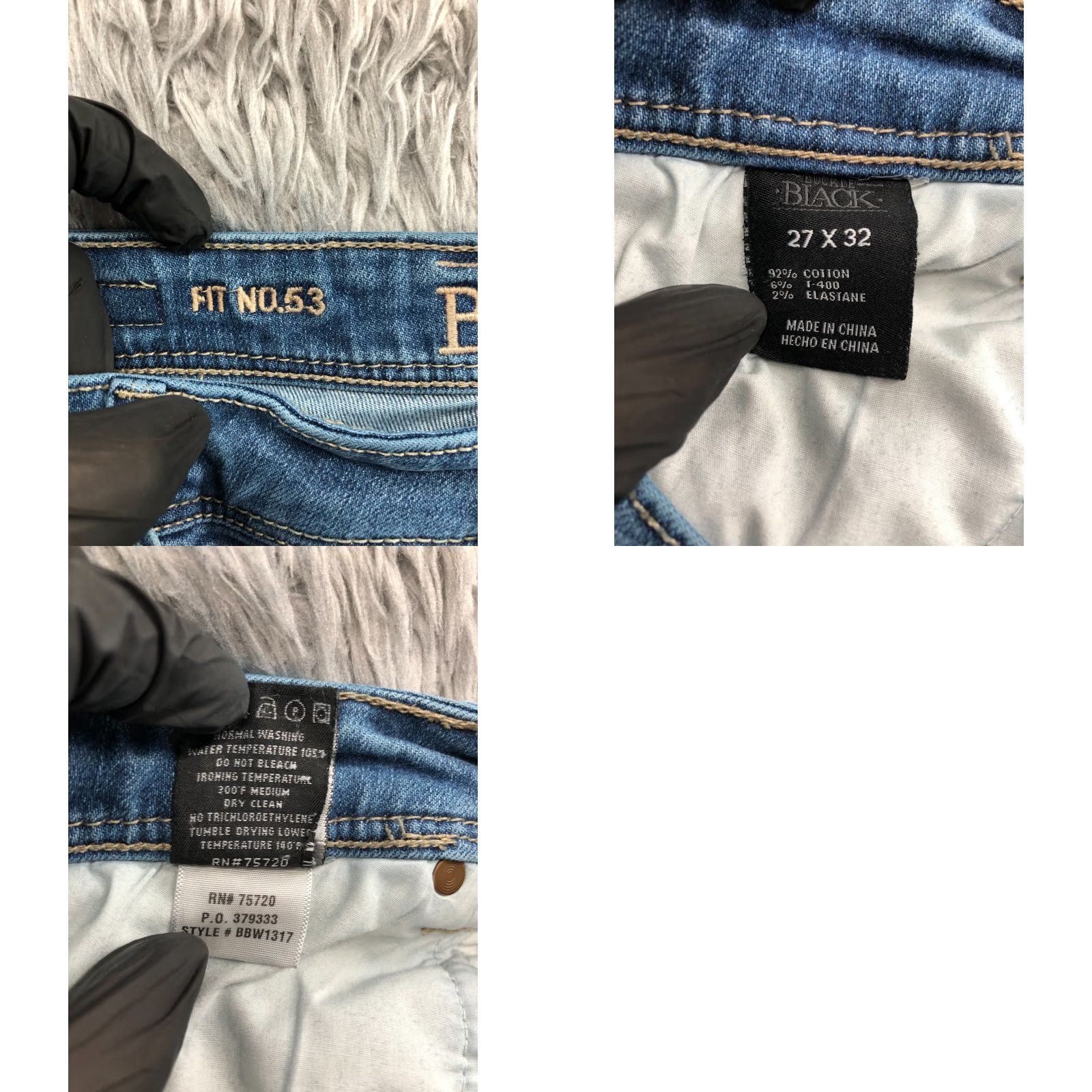 Buckle Black VINTAGE Buckle Black Fit No. 53 Skinny Jeans Womens Medium Blue 27x32 Regular Waist 30in 5-Pocket Denim Jeans Womens Jeans Distressed No Pattern Solid Size 27" / US 4 / IT 40 - 9 Thumbnail