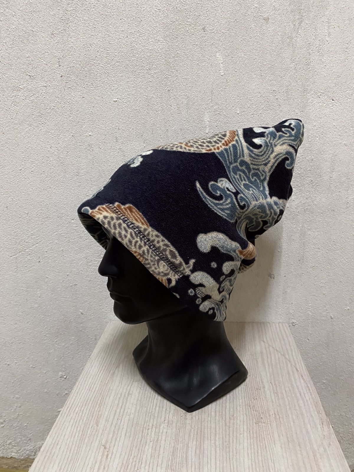 Japanese Brand Japanese Brand Rare Design Neck Gaiter Beanie Hat Size ONE SIZE - 3 Thumbnail