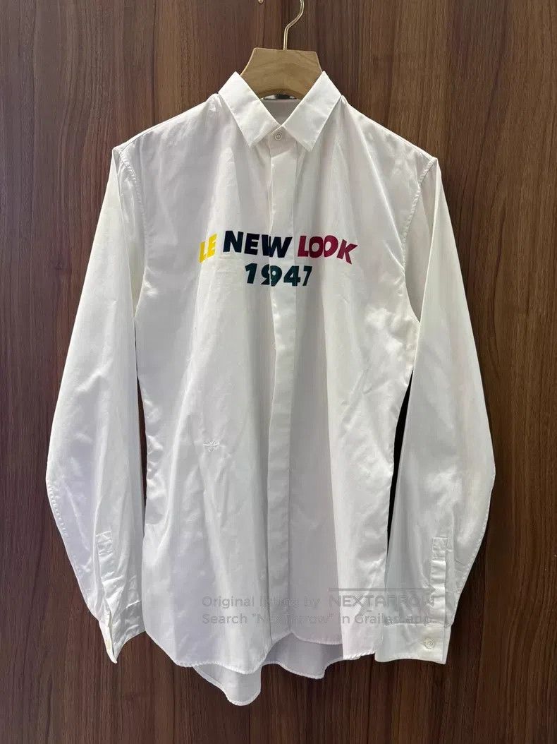 Dior Dior Size 37 1947 letter printed long-sleeved shirt Size US XXS / EU 40 - 1 Thumbnail