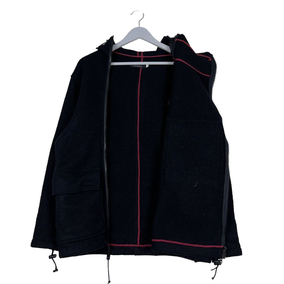 If Six Was Nine 🔥 ALLEN & HANSON WOOL 3 POCKET ASYMMETRICAL ZIPPER JACKET Size US M / EU 48-50 / 2 - 10 Thumbnail