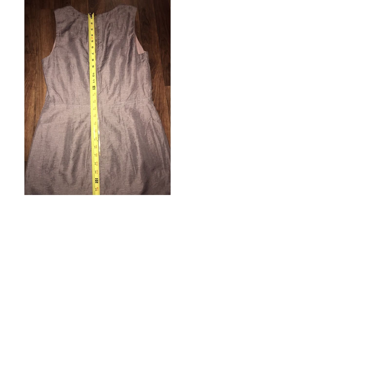 Loft VINTAGE? Ann Taylor Loft Women's 8 Sleeveless Dress Pretty Purple Zipper Back Sheath Knee Length Womens 8 Purple Zipper Back Dresses Lazy placeholder Size M / US 6-8 / IT 42-44 - 9 Thumbnail