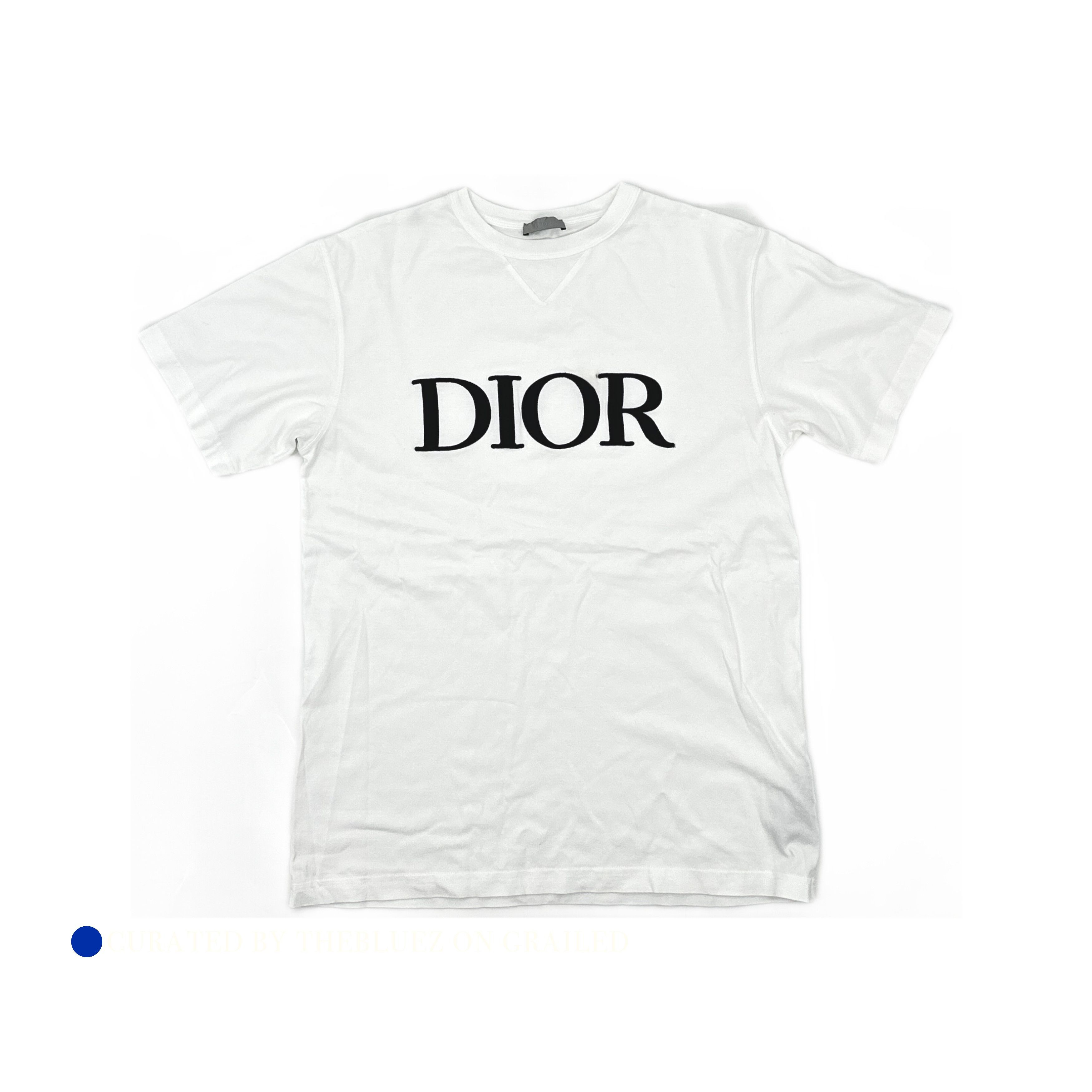 Dior Logo Short Sleeve T-Shirt in White Size US S / EU 44-46 / 1 - 1 Thumbnail