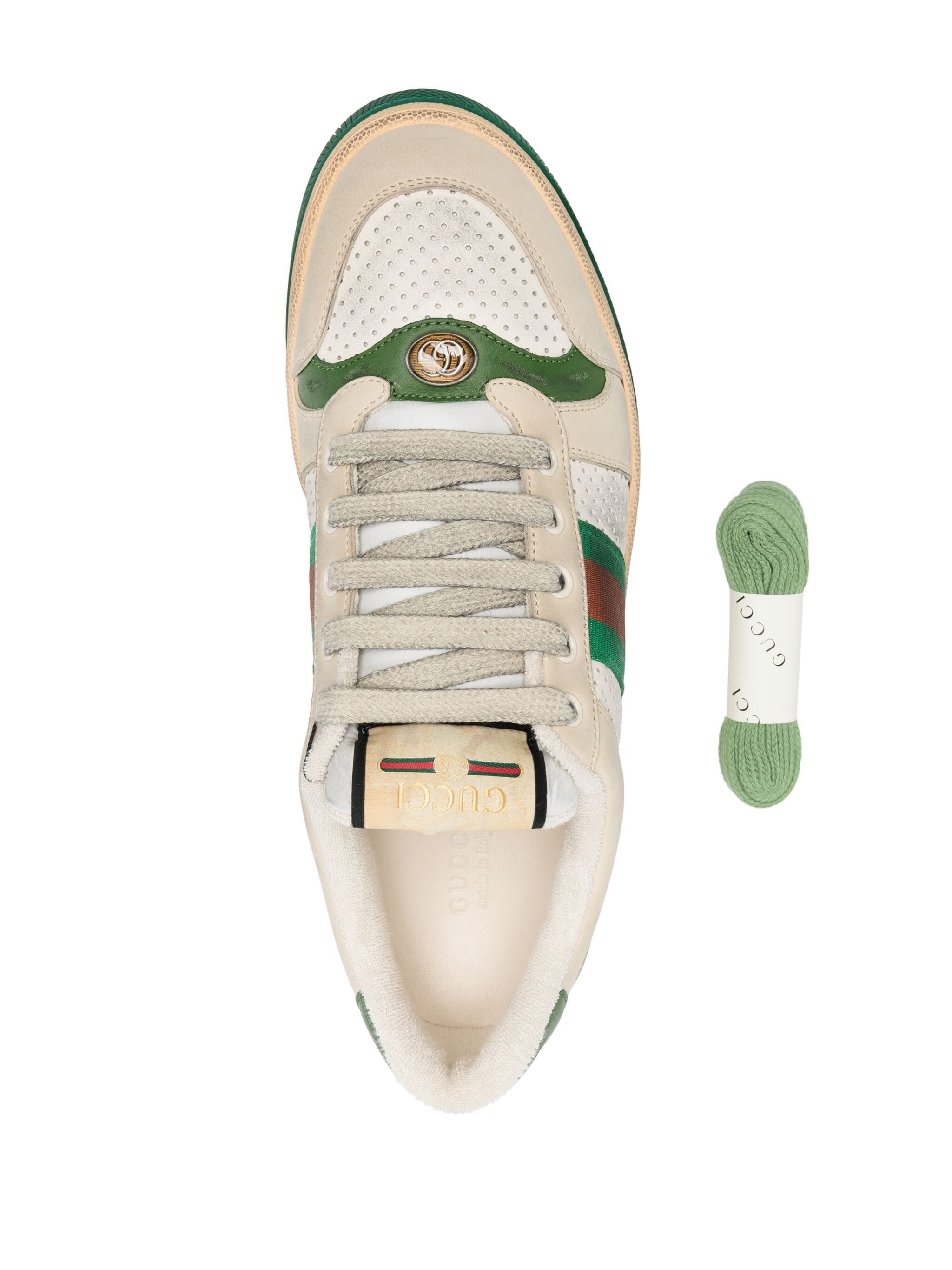 Gucci Gucci Screener Panelled Leather Sneakers BNIB Rare Size US 6.5 / EU 39-40 - 4 Thumbnail