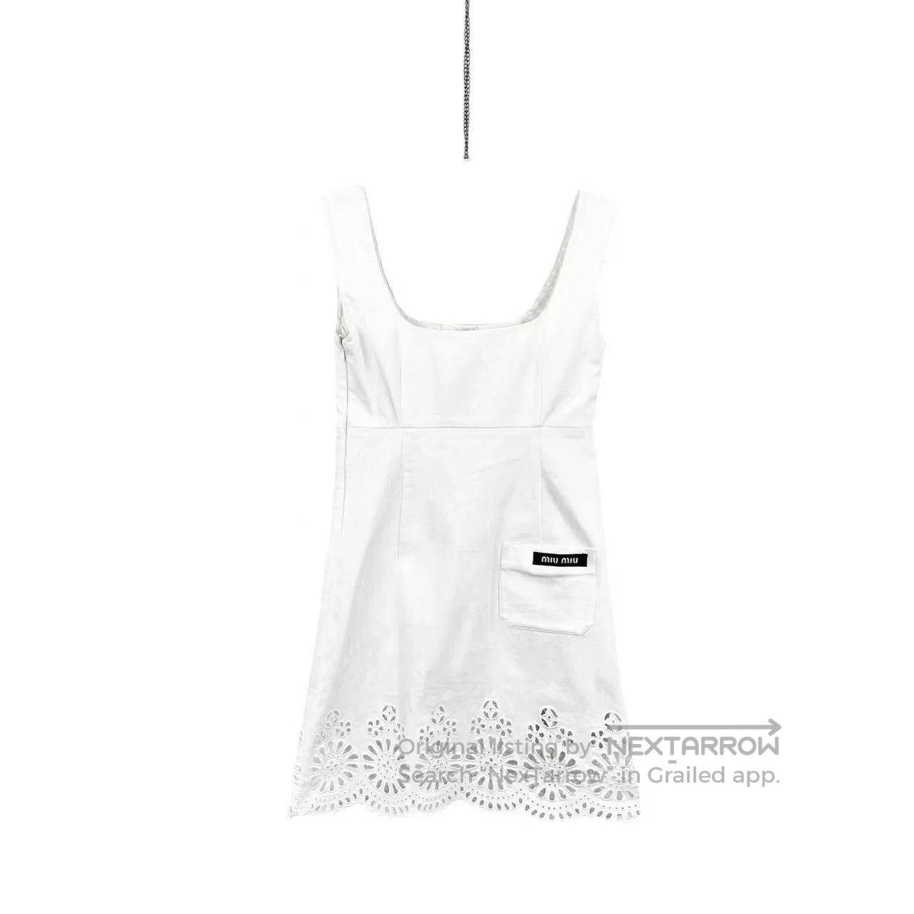 Miu Miu Miu Miu Letter logo diamond buckle cut-out sleeveless dres Size XS / US 0-2 / IT 36-38 - 2 Thumbnail