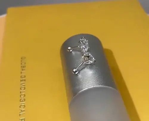 Other 1 Carat Moissanite Screw Stud Earrings Size ONE SIZE - 4 Thumbnail
