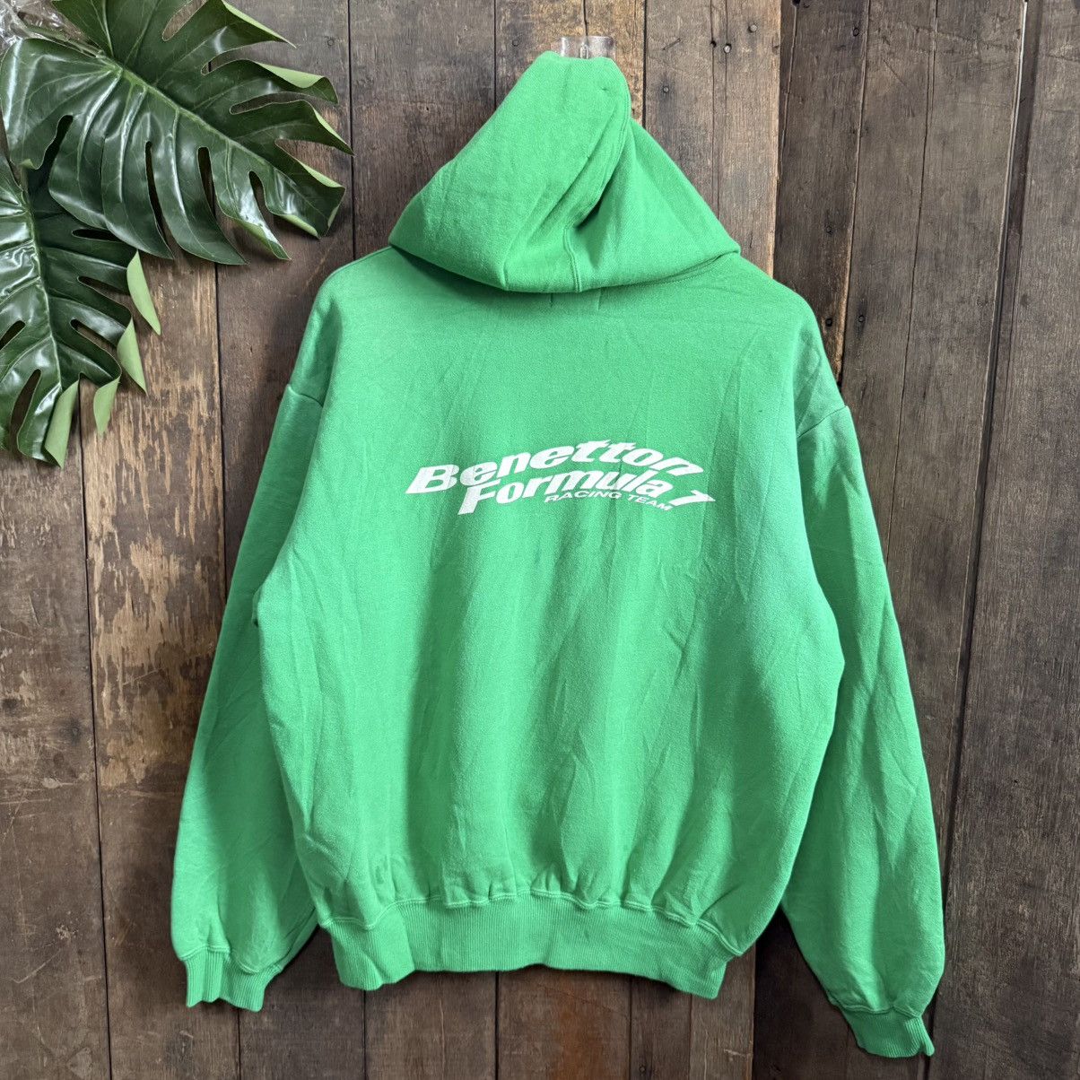 Benetton Vintage Benetton Formula One Hoodie Size US L / EU 52-54 / 3 - 6 Thumbnail