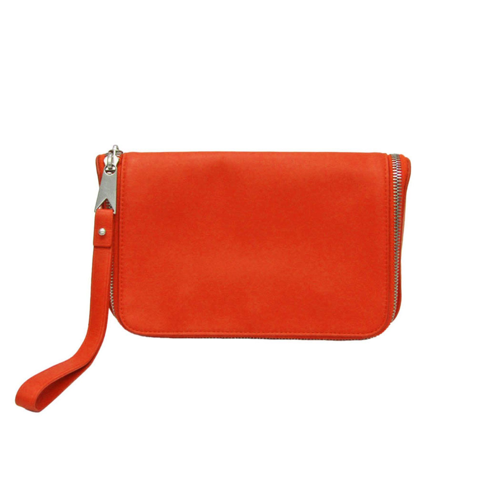 Bottega Veneta Organizer Red Leather Clutch Bag (Pre-Owned) Size ONE SIZE - 1 Thumbnail