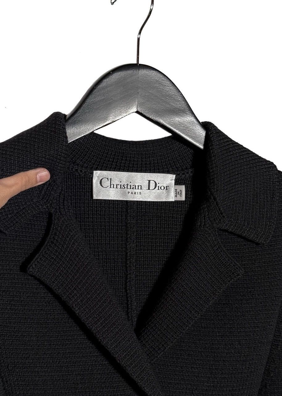 Dior Dior 30 Montaigne Bar Black Wool Knit Blazer Jacket Size M / US 6-8 / IT 42-44 - 6 Thumbnail