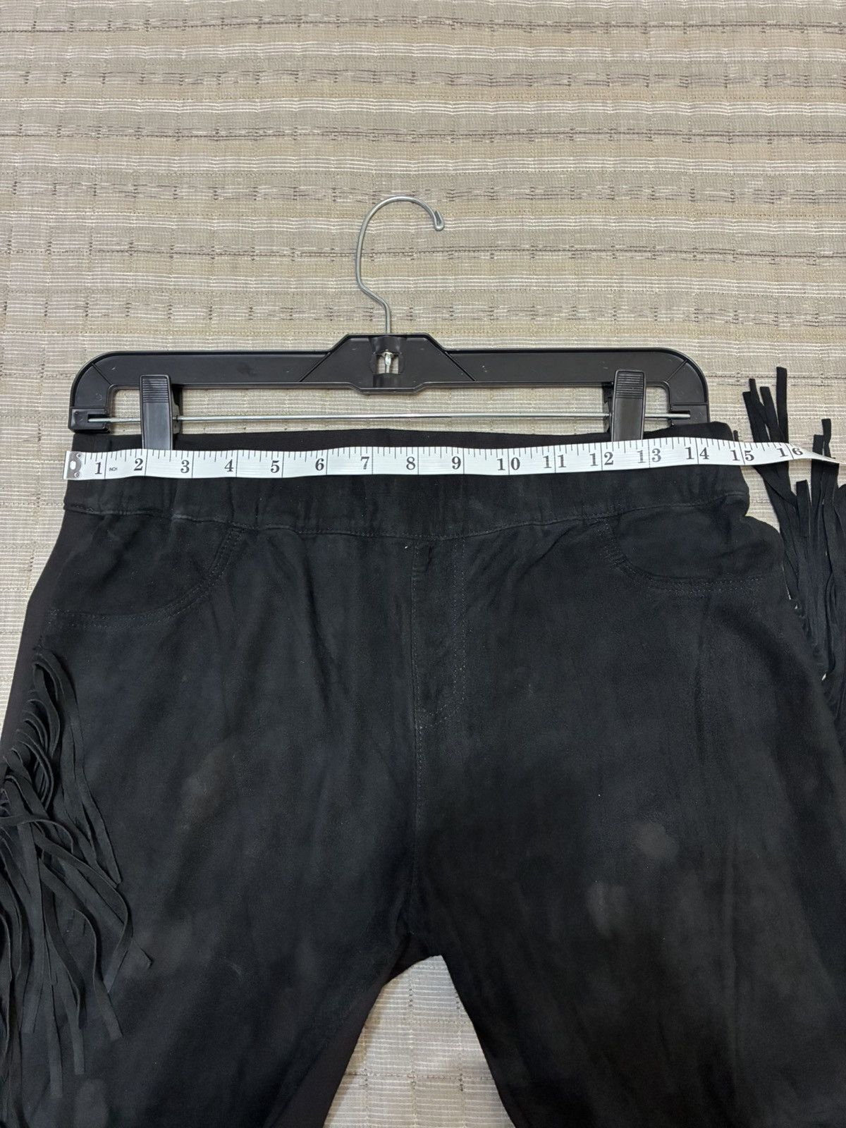 Other Black Fringe Pants Size US 32 / EU 48 - 13 Thumbnail
