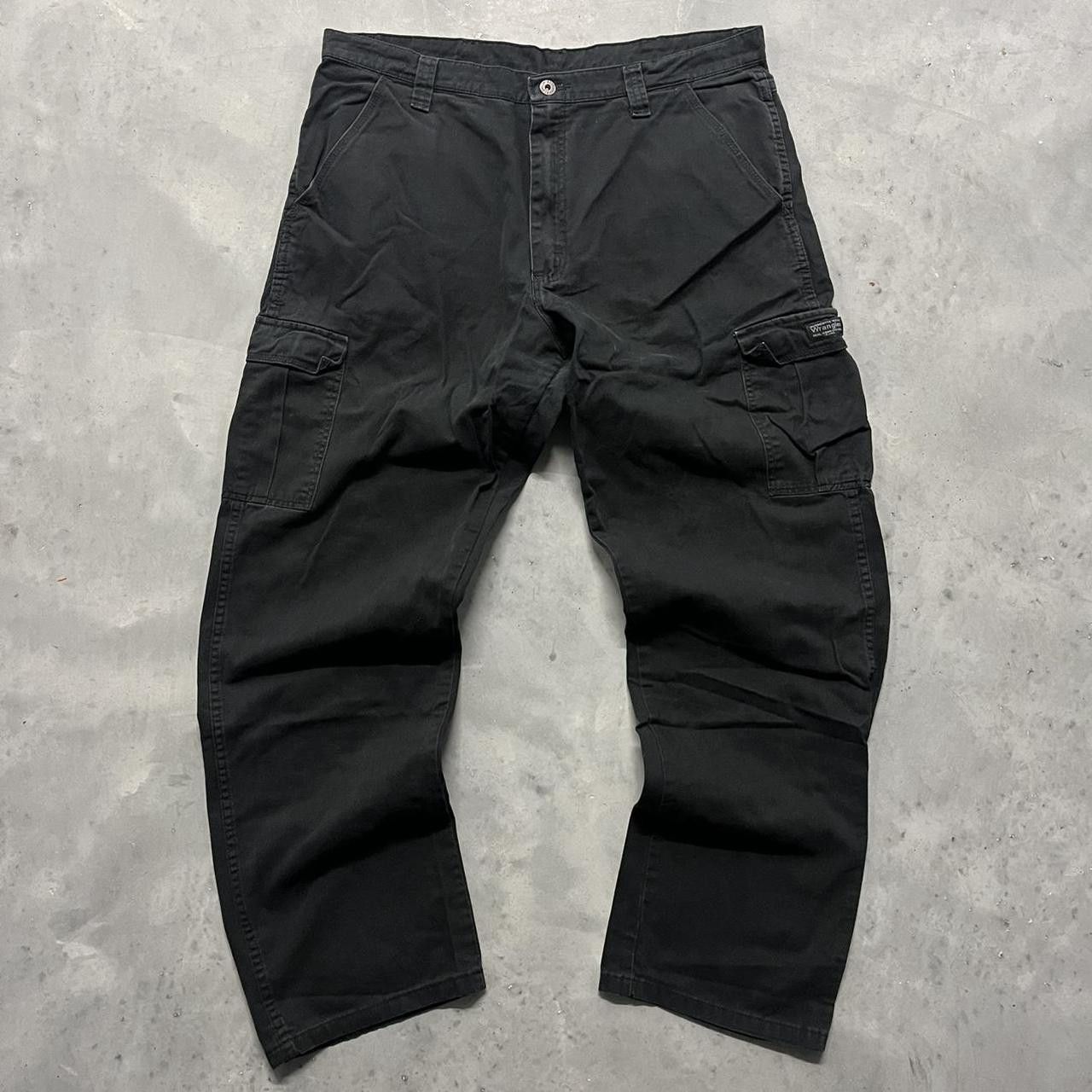 Vintage Crazy y2k Baggy Black Skater Cargo Pants. | Grailed