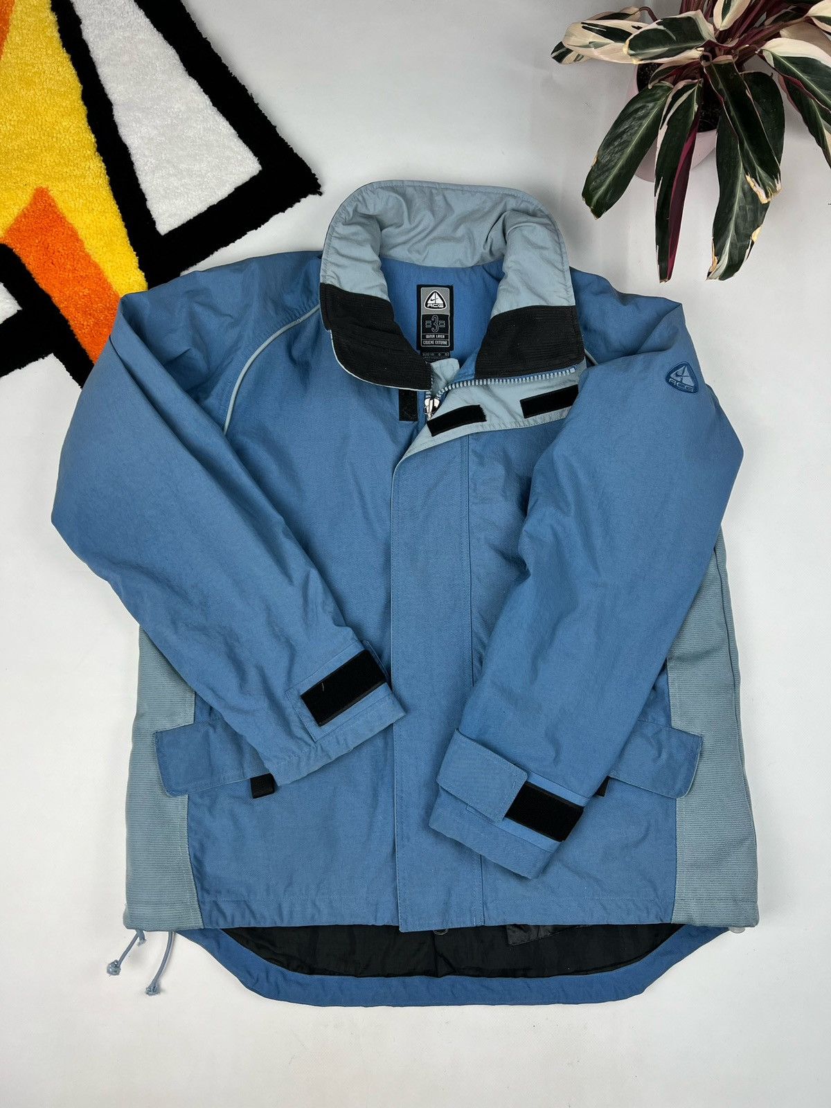 Nike × Nike ACG × Vintage Nike ACG Vintage Tech Windbreaker Jacket Size US L / EU 52-54 / 3 - 1 Thumbnail