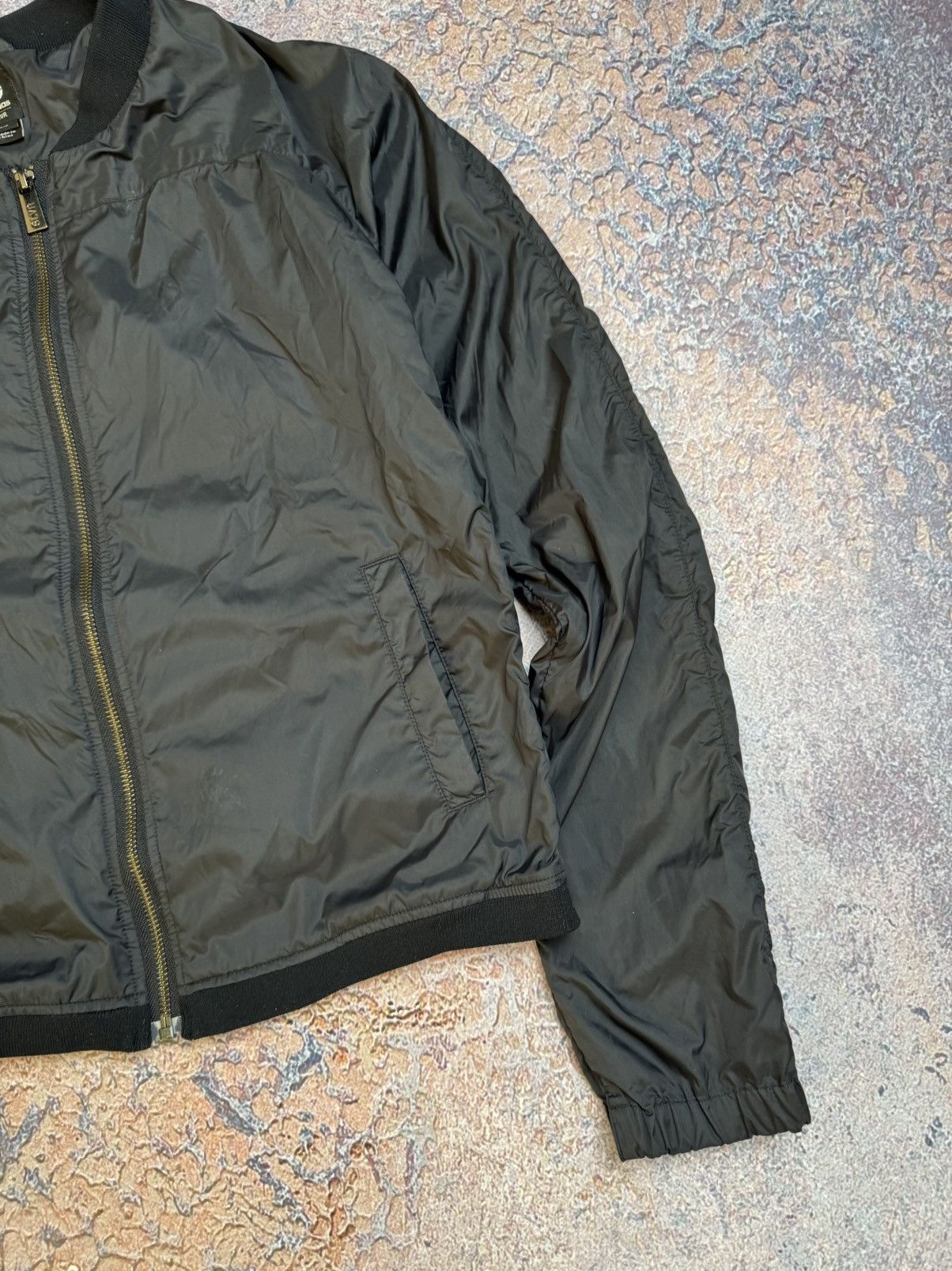Adidas × Vintage Rare Adidas SLVR Strap Windbreaker XS Black Y2K Size US XS / EU 42 / 0 - 5 Thumbnail