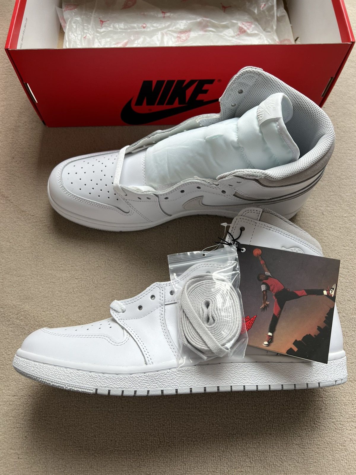 Nike Air Jordan 1 85 Neutral Grey Size US 13 / EU 46 - 3 Thumbnail