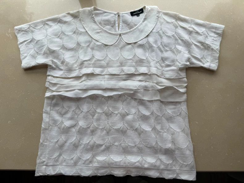 Comme des Garcons Comme Des Garcons Baby collar short sleeved shirt Size M / US 6-8 / IT 42-44 - 1 Thumbnail