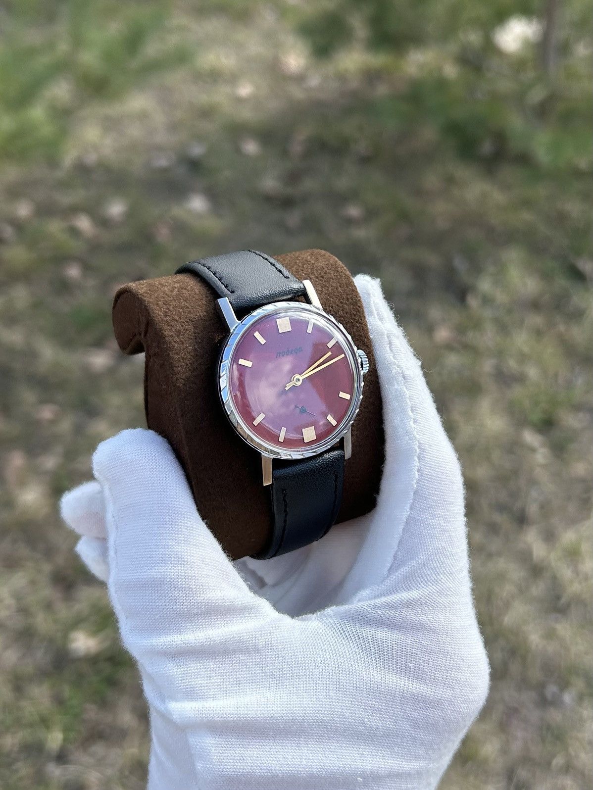Vintage Vintage Watch Pobeda USSR Soviet Mechanical Retro 1970s Size ONE SIZE - 16 Thumbnail