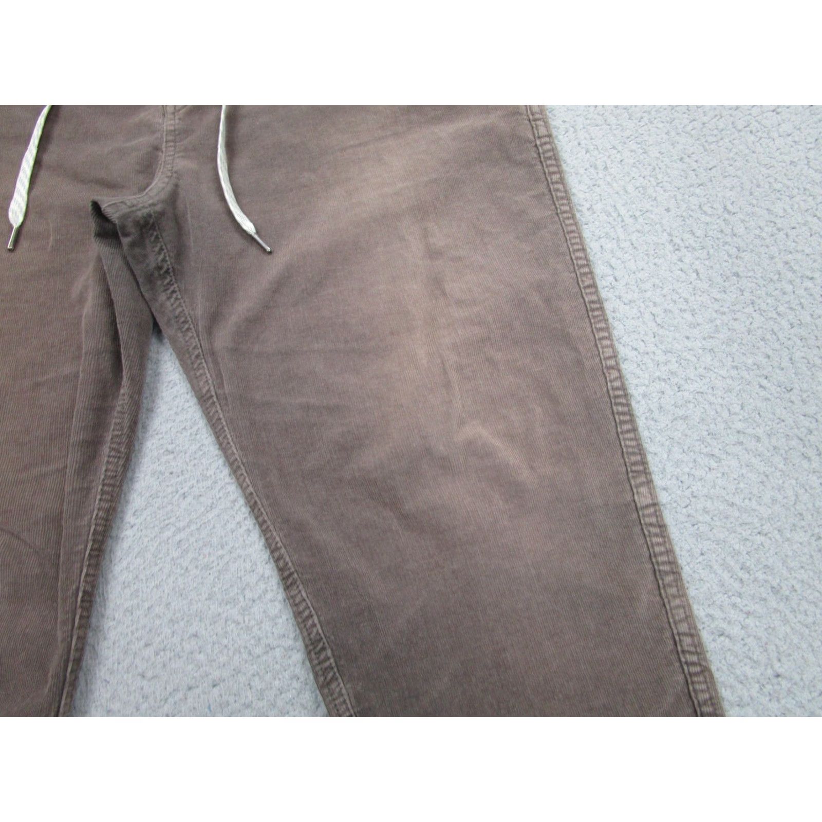 Vuori Vuori Pants Mens 36x28 Brown Corduroy Jogger Elastic Waist Drawstring Stretch Casual Travel Size US 33 - 3 Thumbnail