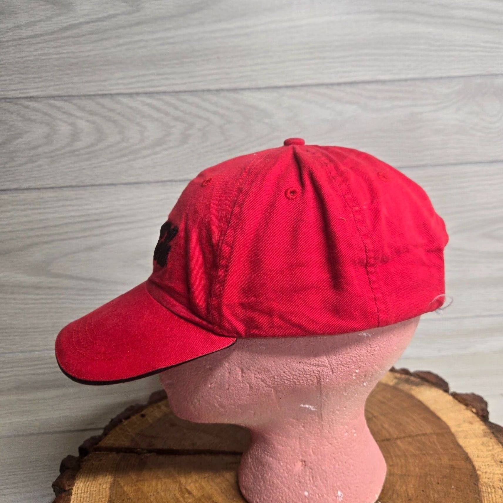 Vintage Coca-Cola Red Black Embroidered Logo Baseball Cap Adjustable Hat Size ONE SIZE - 5 Thumbnail
