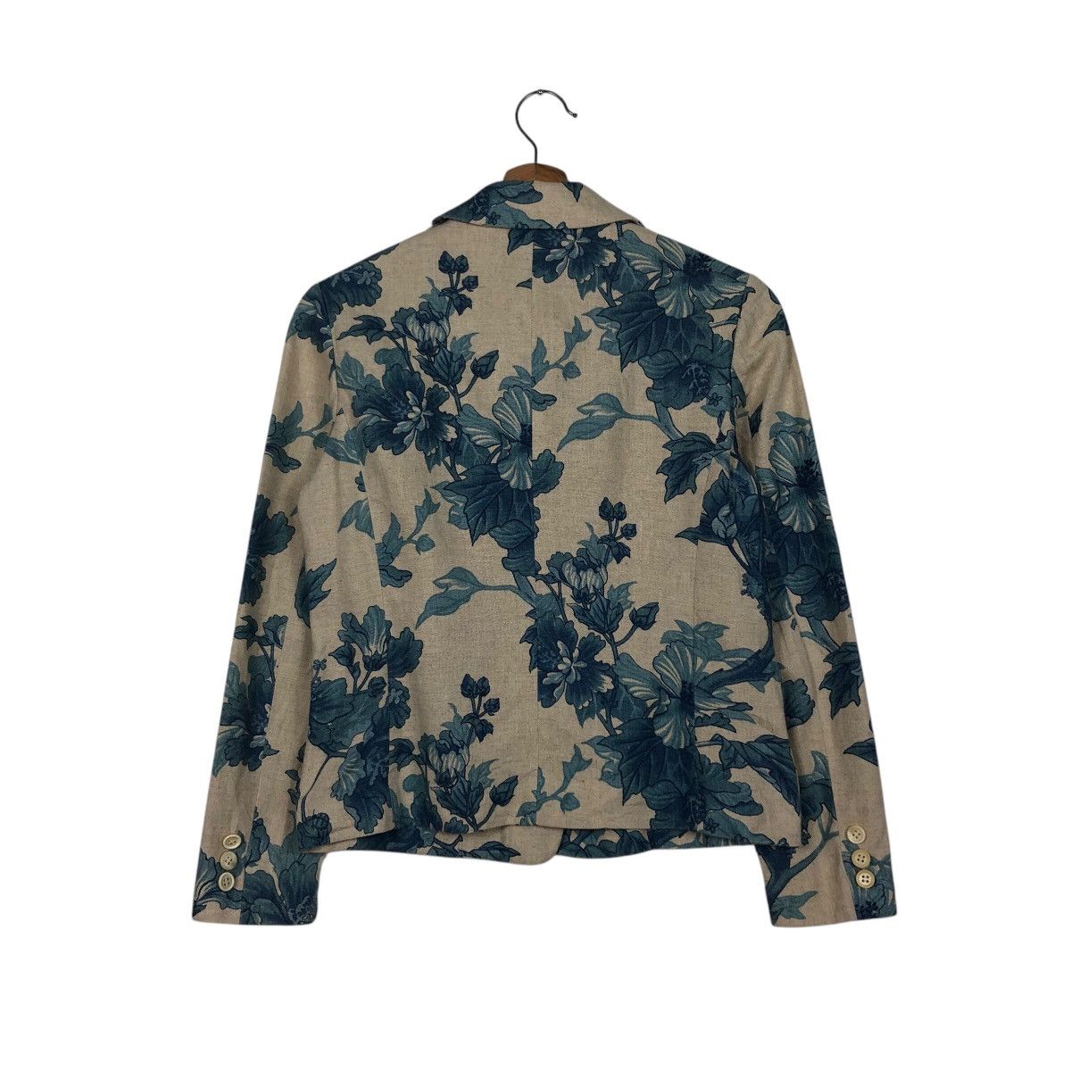 Japanese Brand × Junko Shimada 📌Cropped Biker Jacket 49 Av Junko Shimada Floral Design Size US M / EU 48-50 / 2 - 9 Thumbnail
