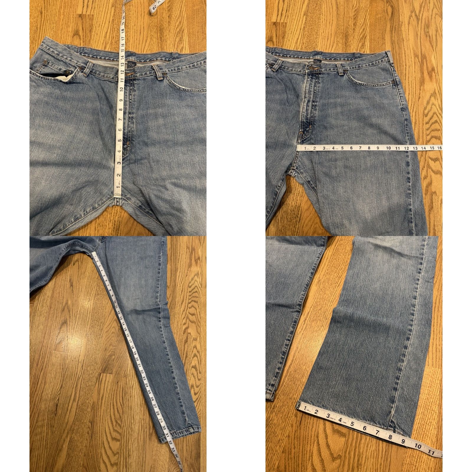 Polo Ralph Lauren VINTAGE Polo Ralph Lauren Jeans Co Mens 40x32 Denim Pants Blue Straight 90s USA Size US L / EU 52-54 / 3 - 8 Thumbnail