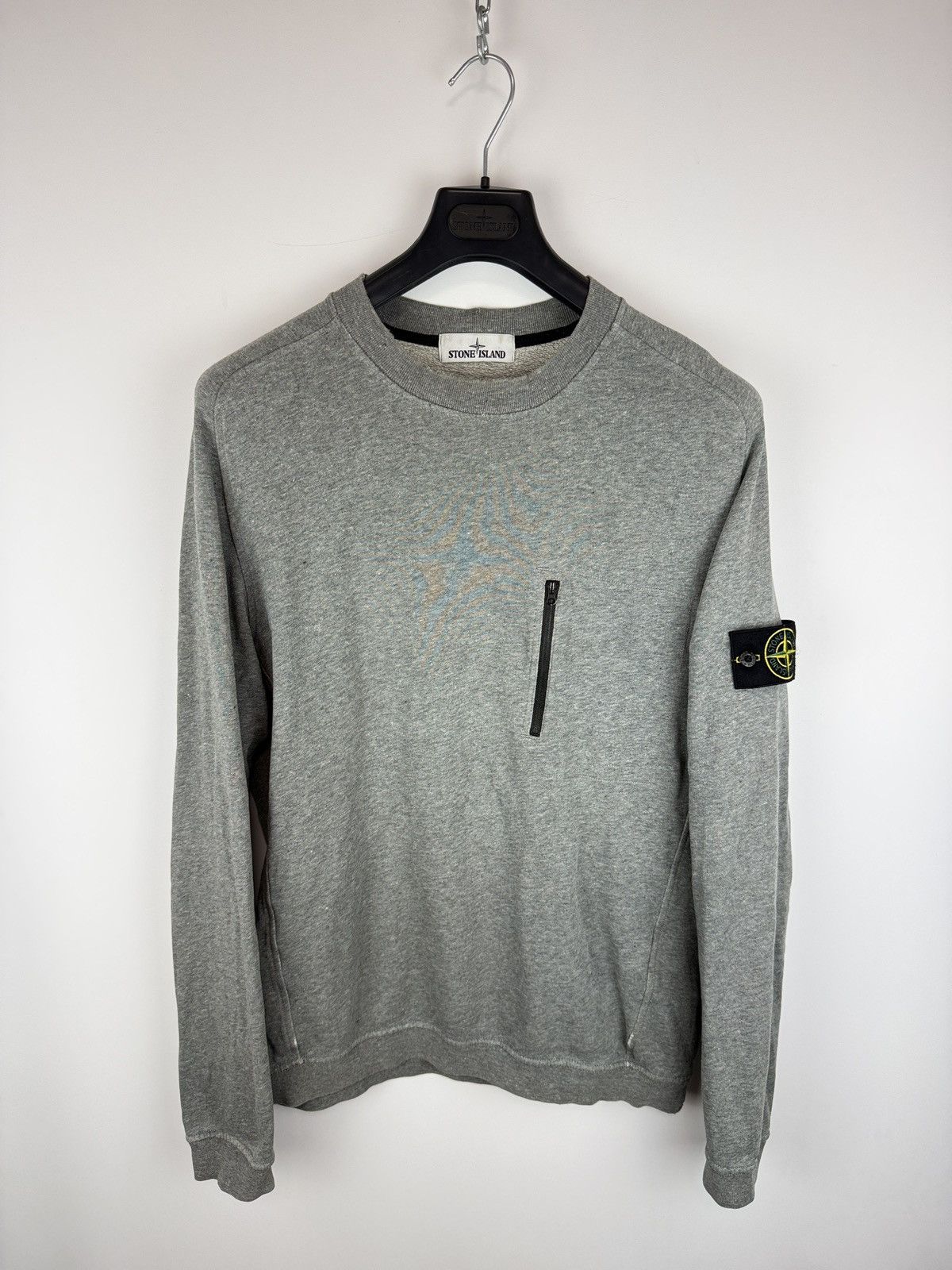 Stone Island Grey Stone Island pocket sweatshirt Size US L / EU 52-54 / 3 - 1 Thumbnail