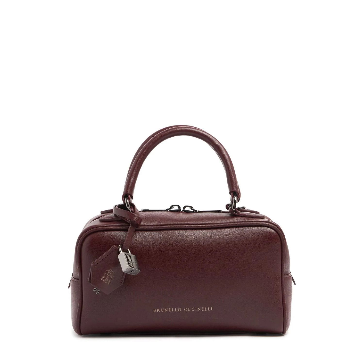 Brunello Cucinelli BRUNELLO CUCINELLI Ruby Leather Top Handle Bag New Size ONE SIZE - 1 Thumbnail