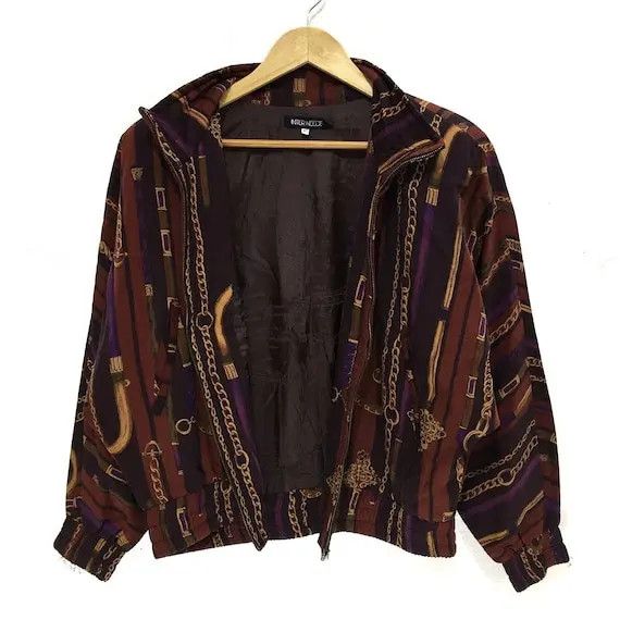 Vintage Vintage INTER NEEDS Monograms Gangster Coogi Style Jacket Size M / US 6-8 / IT 42-44 - 5 Thumbnail