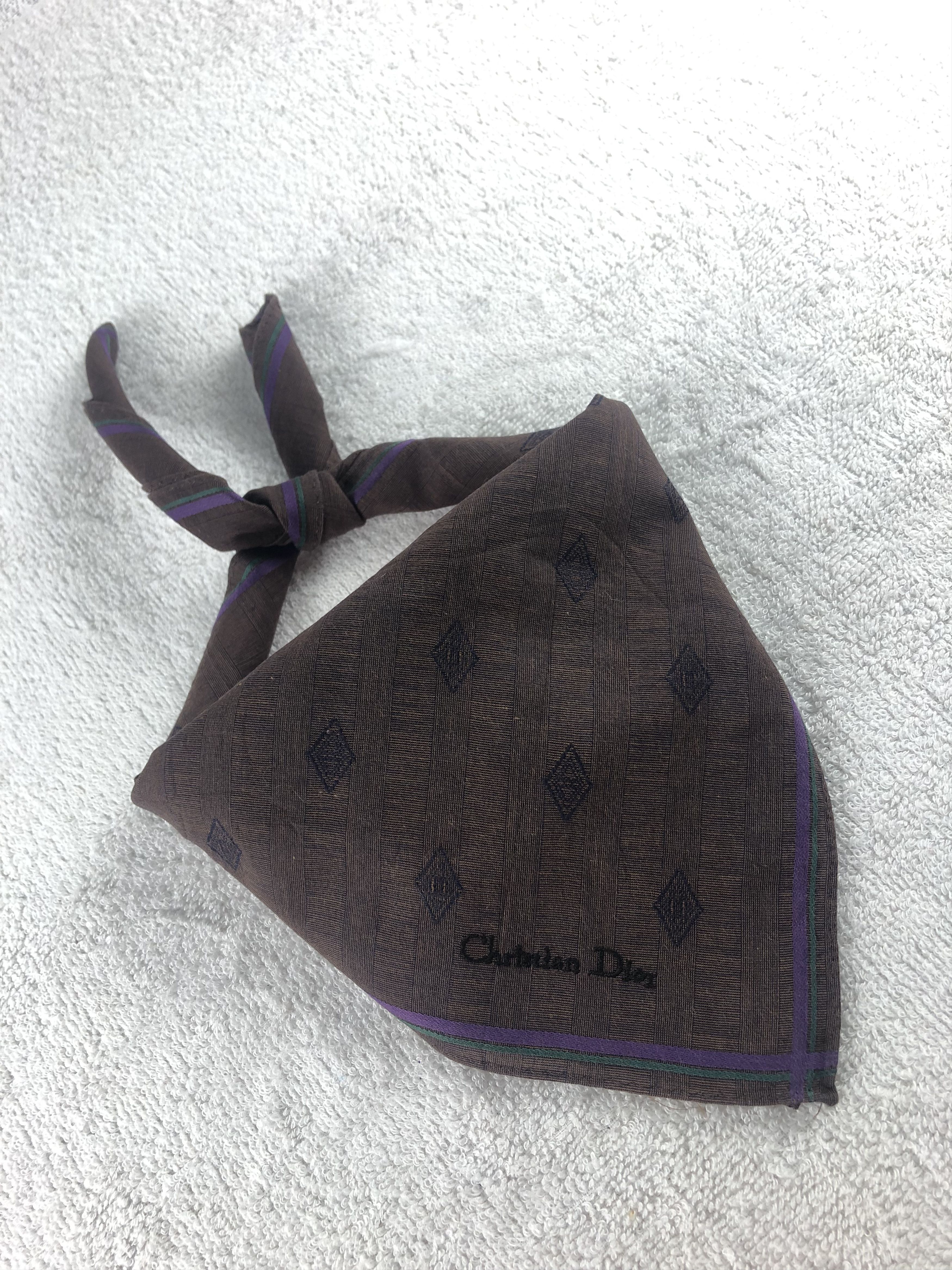 Vintage Christian Dior Handkerchief / Bandana / Neckerchief Size ONE SIZE - 2 Thumbnail