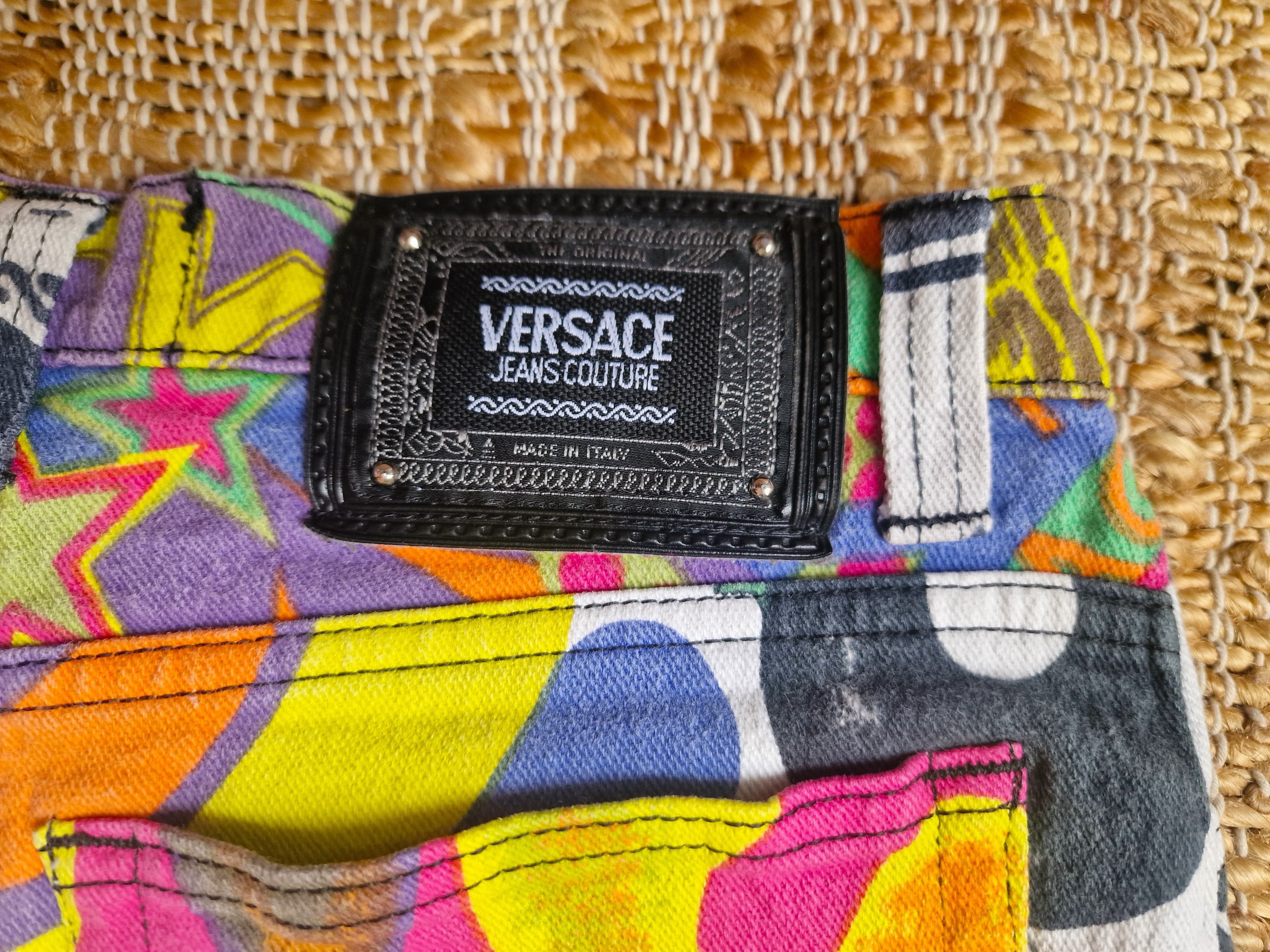 Versace Gianni Versace Manhattan New York City Vintage Denim Pants Size 26" / US 2 / IT 38 - 12 Thumbnail