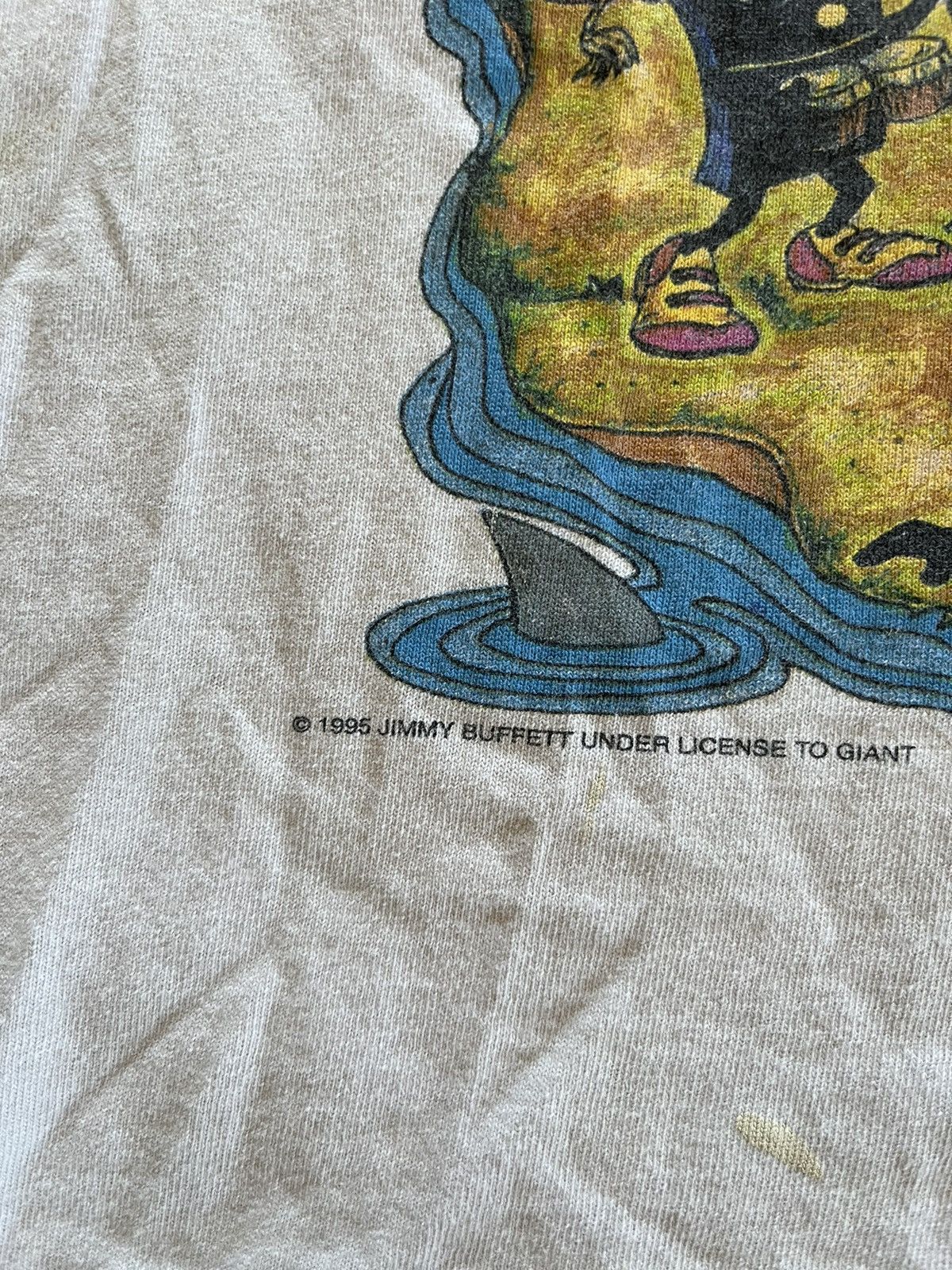 Vintage Jimmy Buffett Vintage College Tee Size US L / EU 52-54 / 3 - 3 Thumbnail