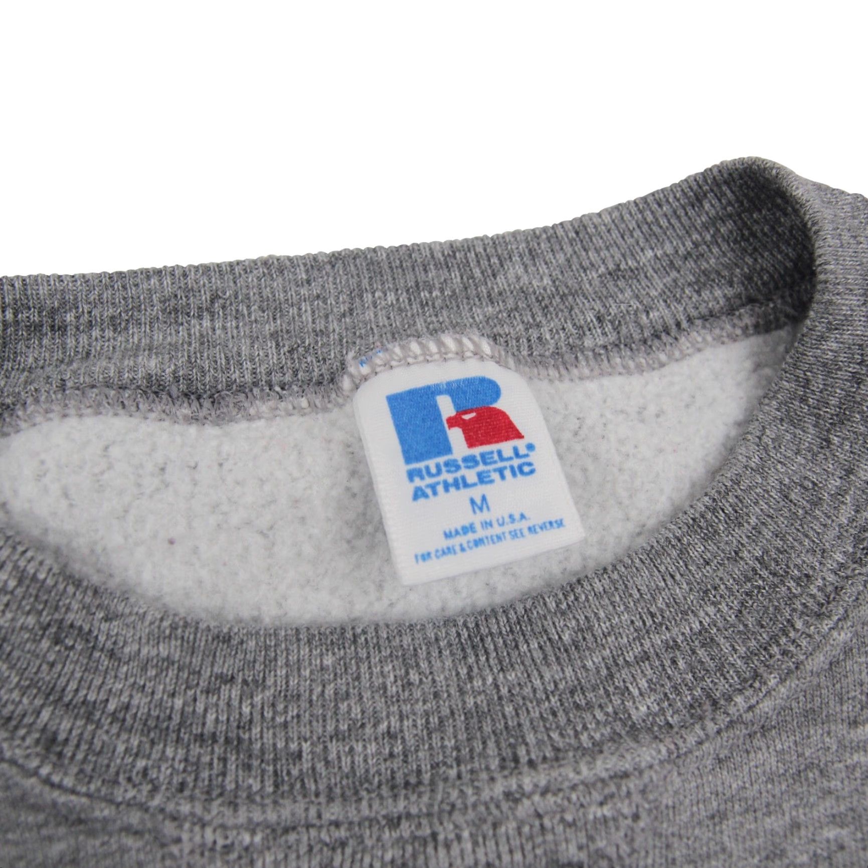 Essentials VINTAGE Russell Athletics Mens Medium Essential Sweatshirt Grey Size US M / EU 48-50 / 2 - 4 Thumbnail