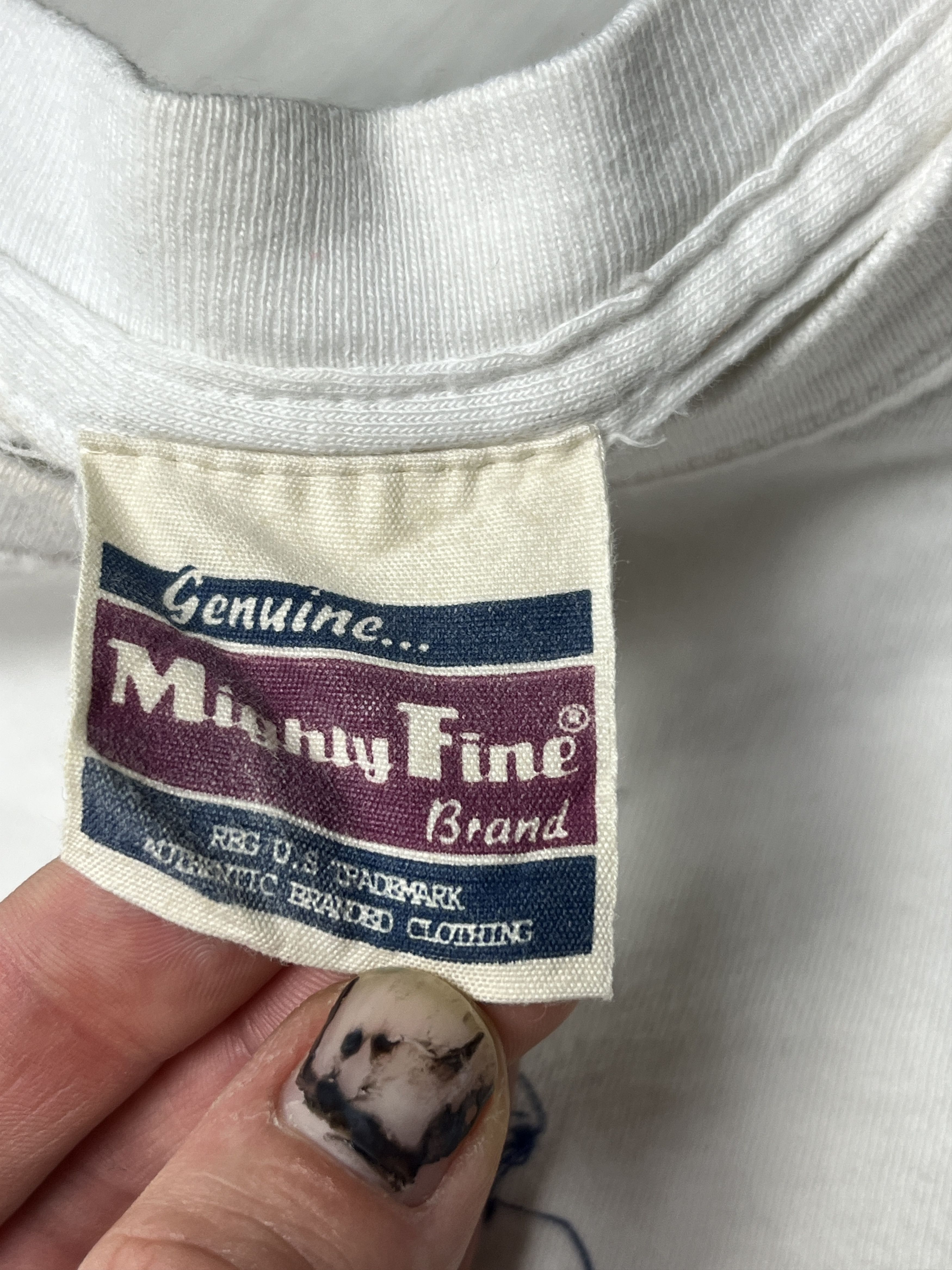 Vintage 2005 "CHECK OUT MY DANCE MOVES" TEE - № 912 Size US L / EU 52-54 / 3 - 5 Thumbnail
