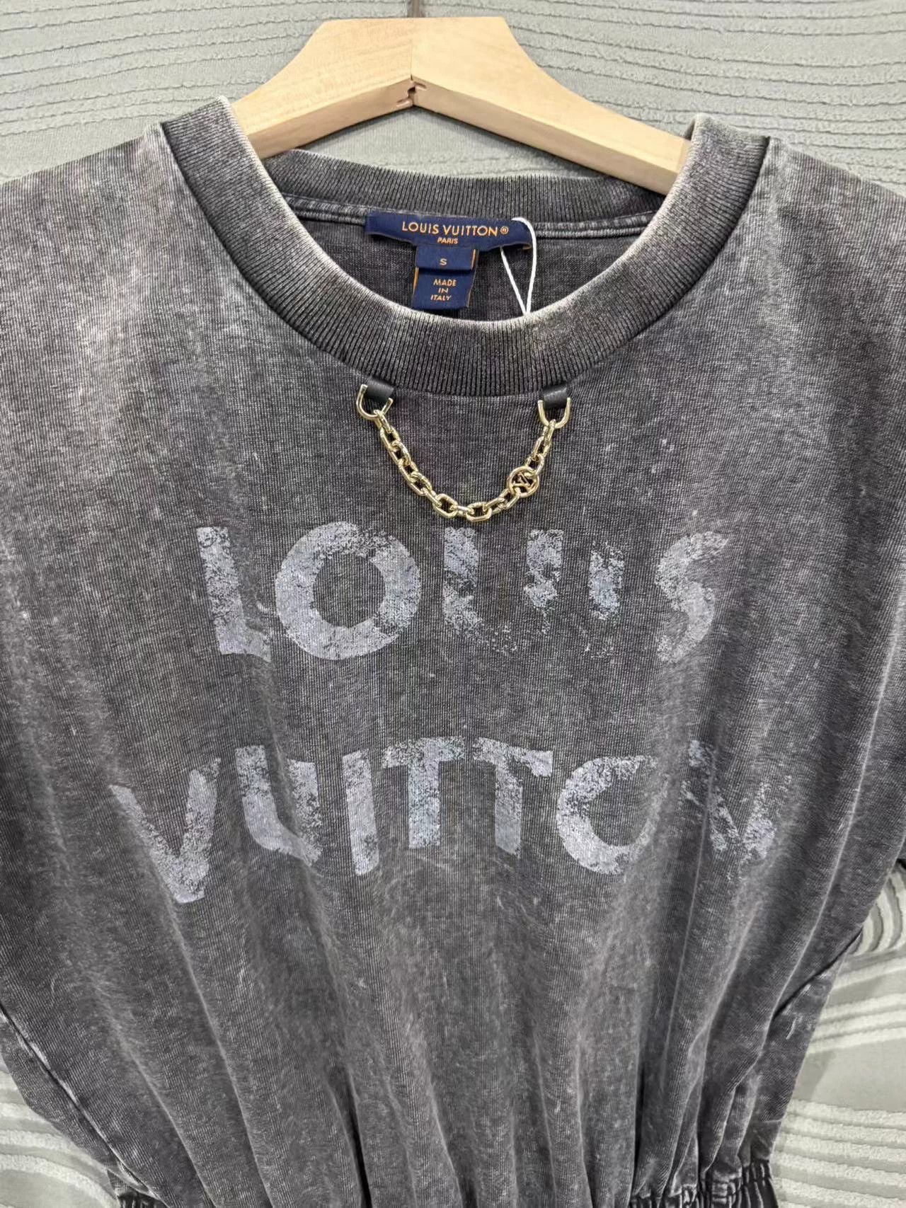 Louis Vuitton LV New Unworn Denim Dress Size S / US 4 / IT 40 - 2 Thumbnail
