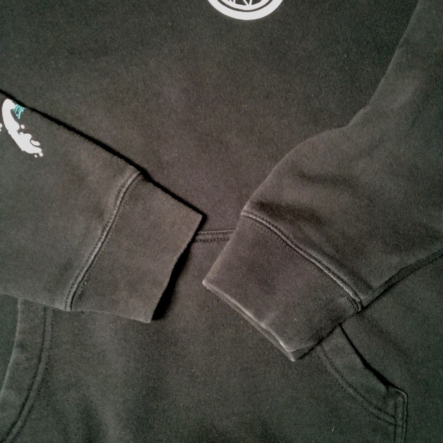 Spitfire VINTAGE Spitfire Hooded Sweatshirt Medium Black Hoodie Skater Surf Surfer Pullover Knit Cotton Blend Regular Men Graphic Size US M / EU 48-50 / 2 - 6 Thumbnail