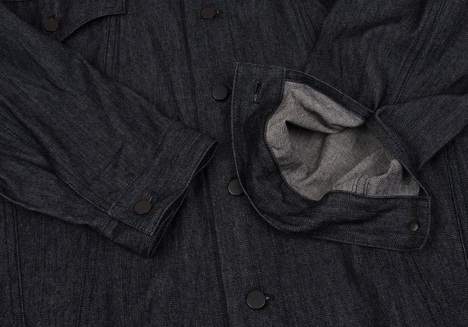 Yohji Yamamoto Yohji Yamamoto Cotton Wide Silhouette Denim Jacket Size US S / EU 44-46 / 1 - 8 Thumbnail