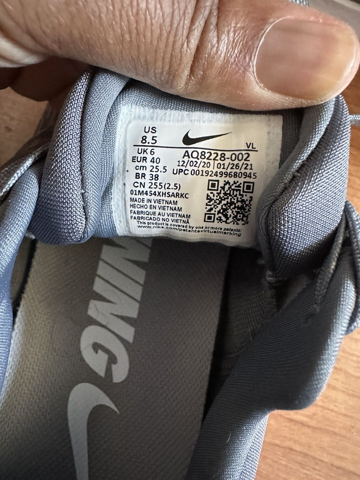 Nike Womens nike zoom wonflo 6 Size US 8.5 / IT 38.5 - 4 Thumbnail