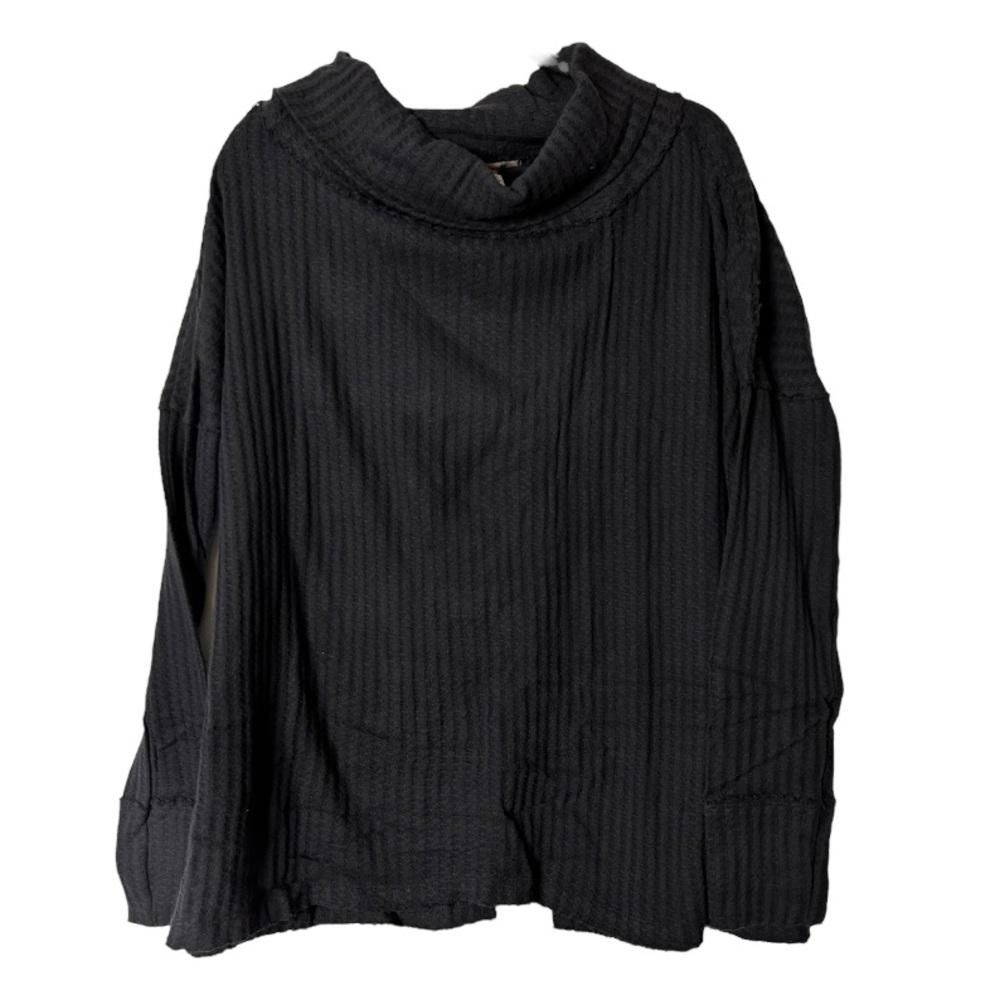 Free People Free People l NWT Juicy Long Sleeve Black Medium Size M / US 6-8 / IT 42-44 - 2 Thumbnail