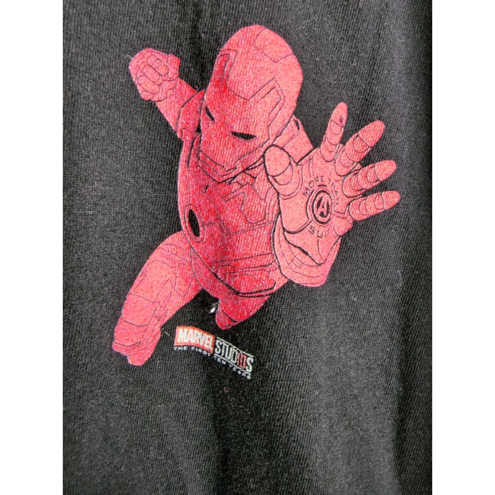 Disney Mens L Disney Marvel Studios Iron Man T Shirt The First 10 Years Crew Neck Short Sleeve Black Graphic Print Men Size US L / EU 52-54 / 3 - 3 Thumbnail