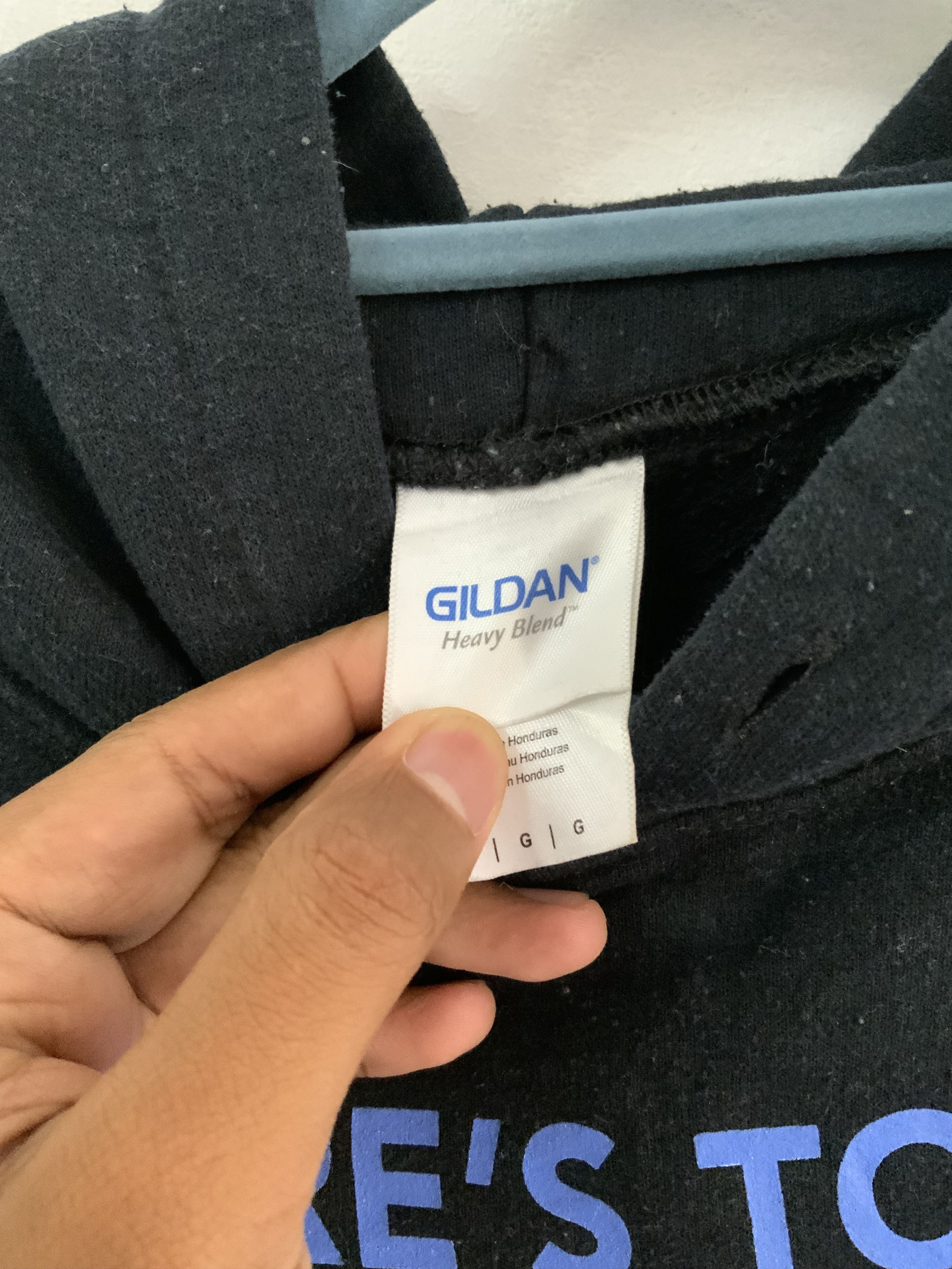 Gildan Gildan Big Quote Black Hoodie Size US L / EU 52-54 / 3 - 7 Thumbnail