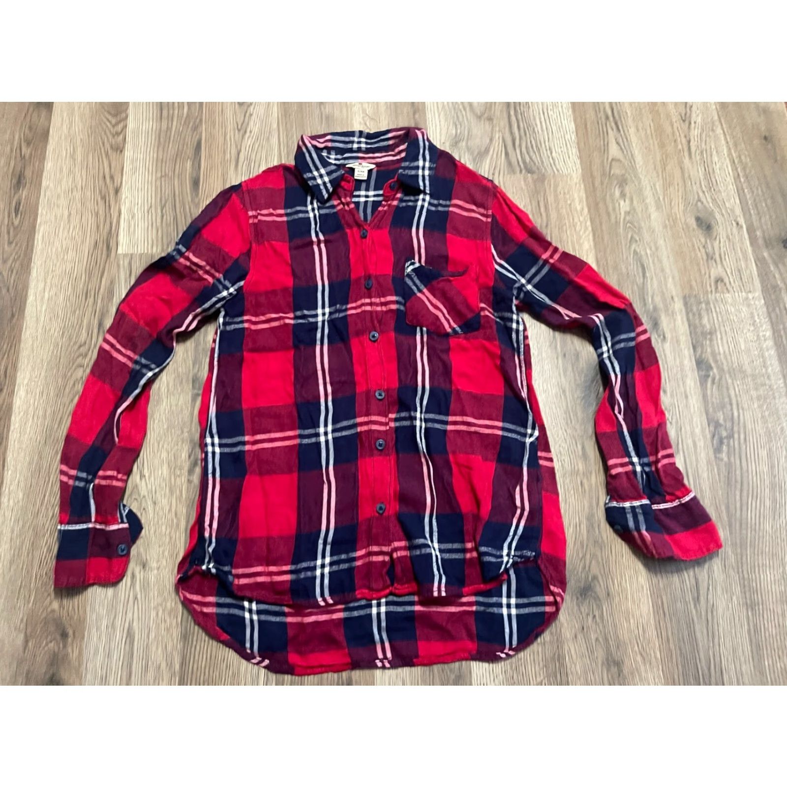 Vintage Woolrich Shirt Women Small Red Black Plaid Button Up Long Sleeve Casual Vintage No Size S / US 4 / IT 40 - 2 Thumbnail