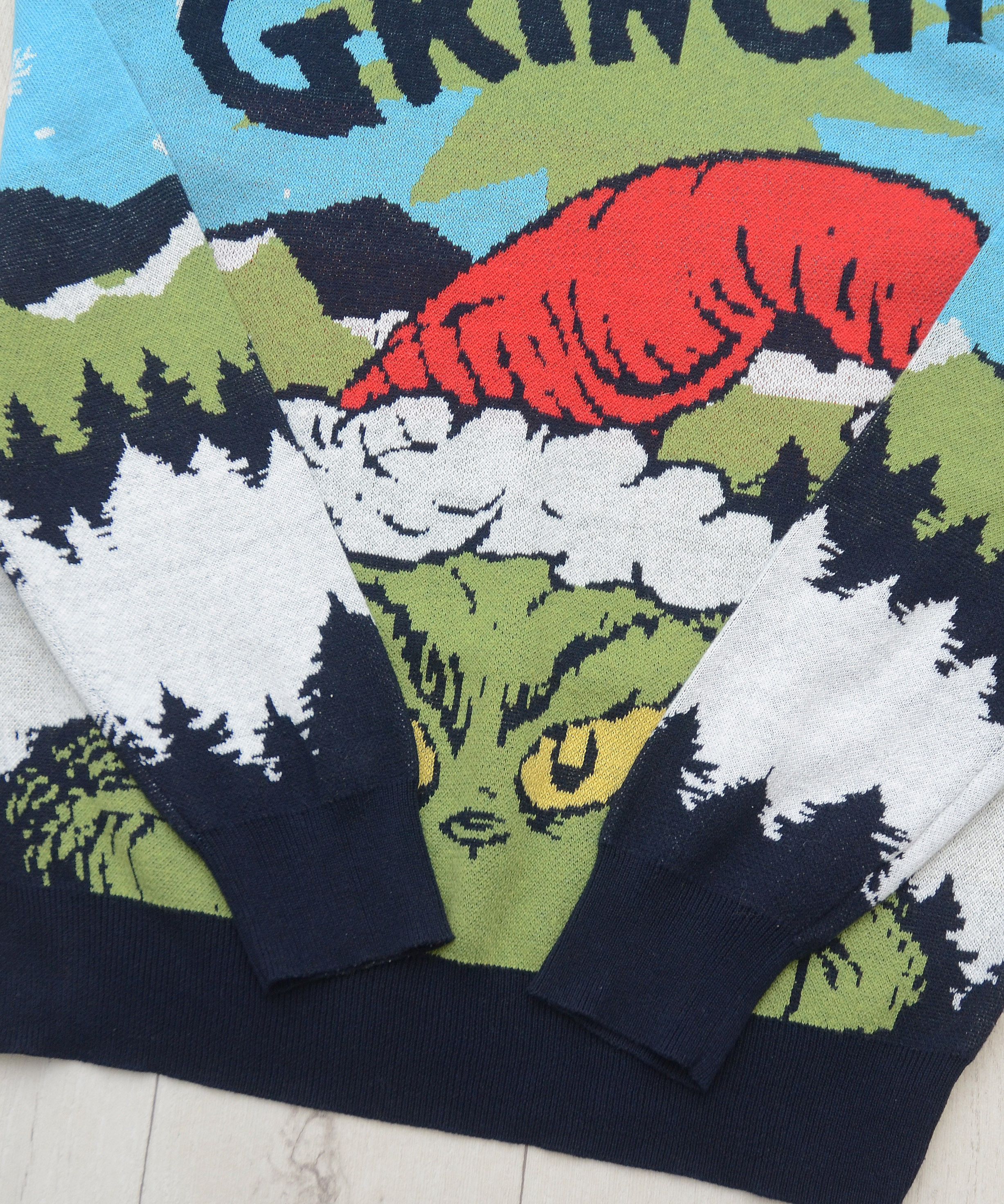 Cartoon Network The Grinch Christmas Sweater Jumper Full Printed Graphic Size US M / EU 48-50 / 2 - 6 Thumbnail