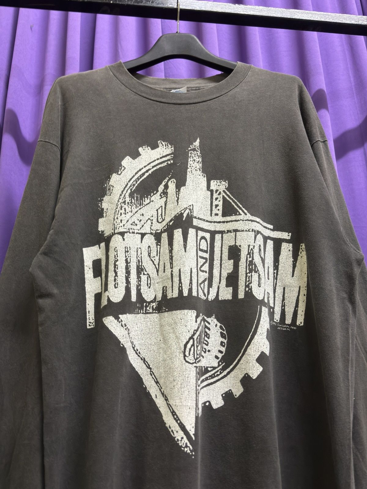 Band Tees distressed sun faded rare flotsam and jetsam erd style Size US L / EU 52-54 / 3 - 4 Thumbnail