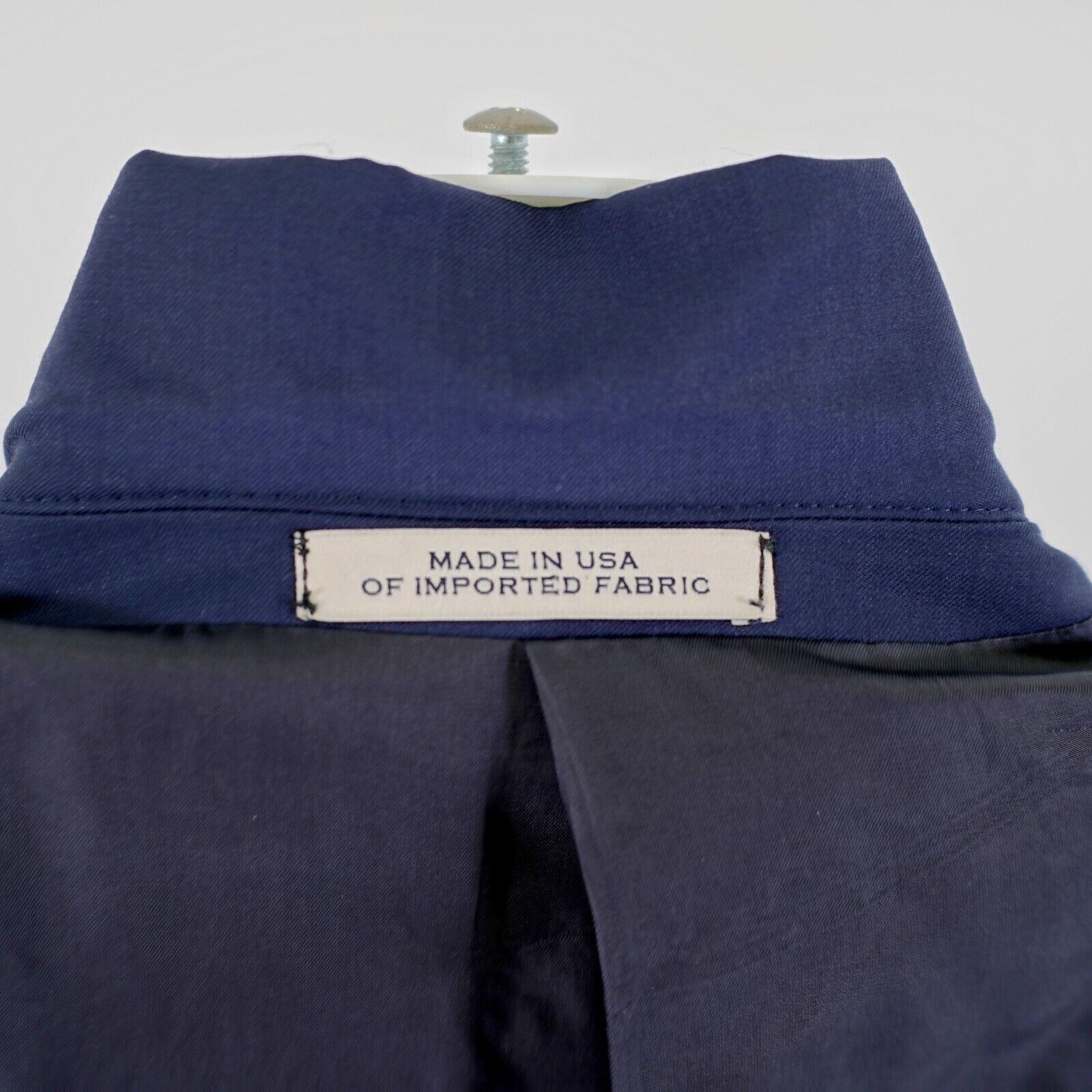 Joseph Abboud Joseph Abboud Marzotto 120s Wool Twill Blue 38S / Slim 40S B Size 38S - 15 Thumbnail