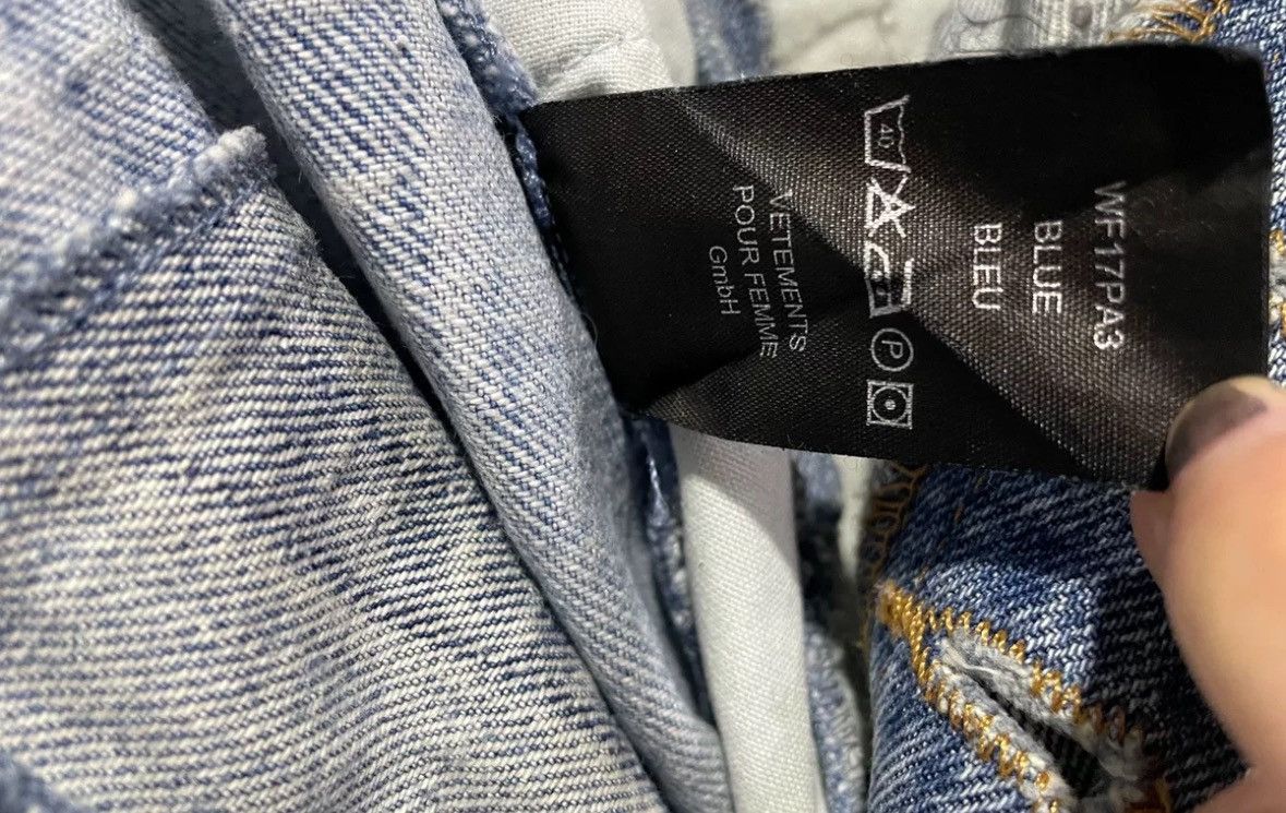 Vetements Vetements Levis Blue Splicing Jeans 2412-Nextarrow Size US 32 / EU 48 - 4 Thumbnail