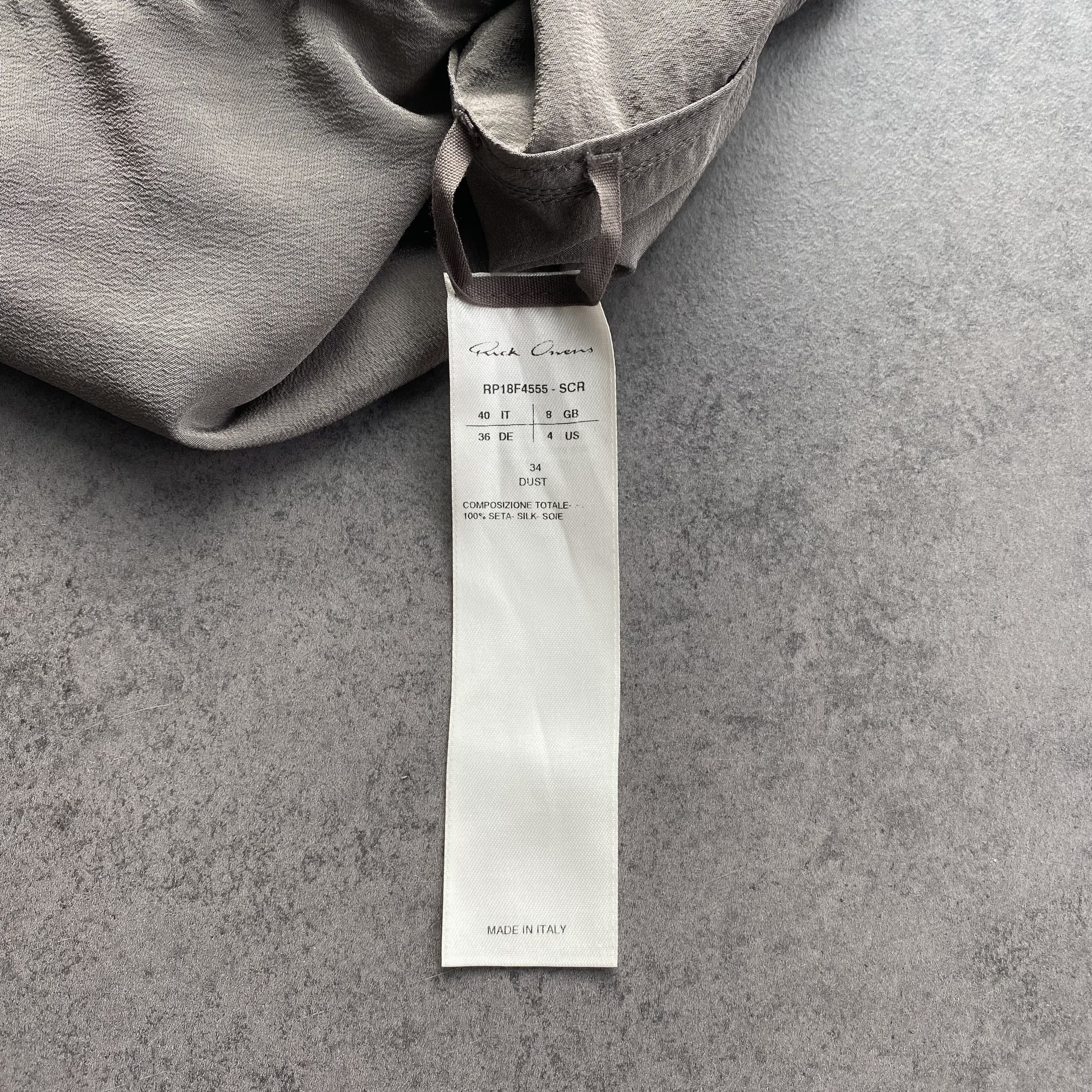Rick Owens Rick Owens F/W 2018 Silk Dress Size S / US 4 / IT 40 - 4 Thumbnail