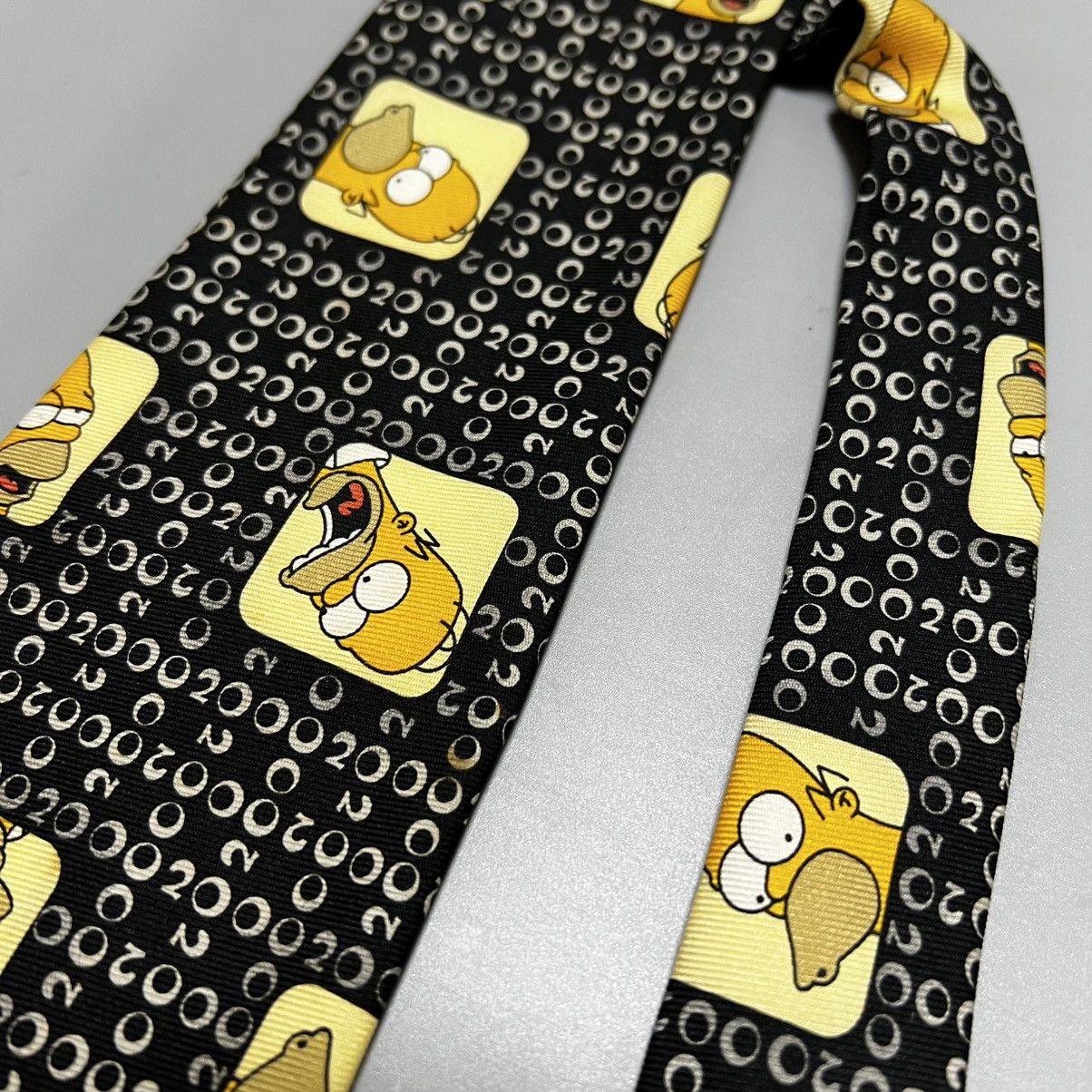 The Simpsons × Vintage Mens Vintage The Simpsons Homer Tie 00s Size ONE SIZE - 6 Thumbnail