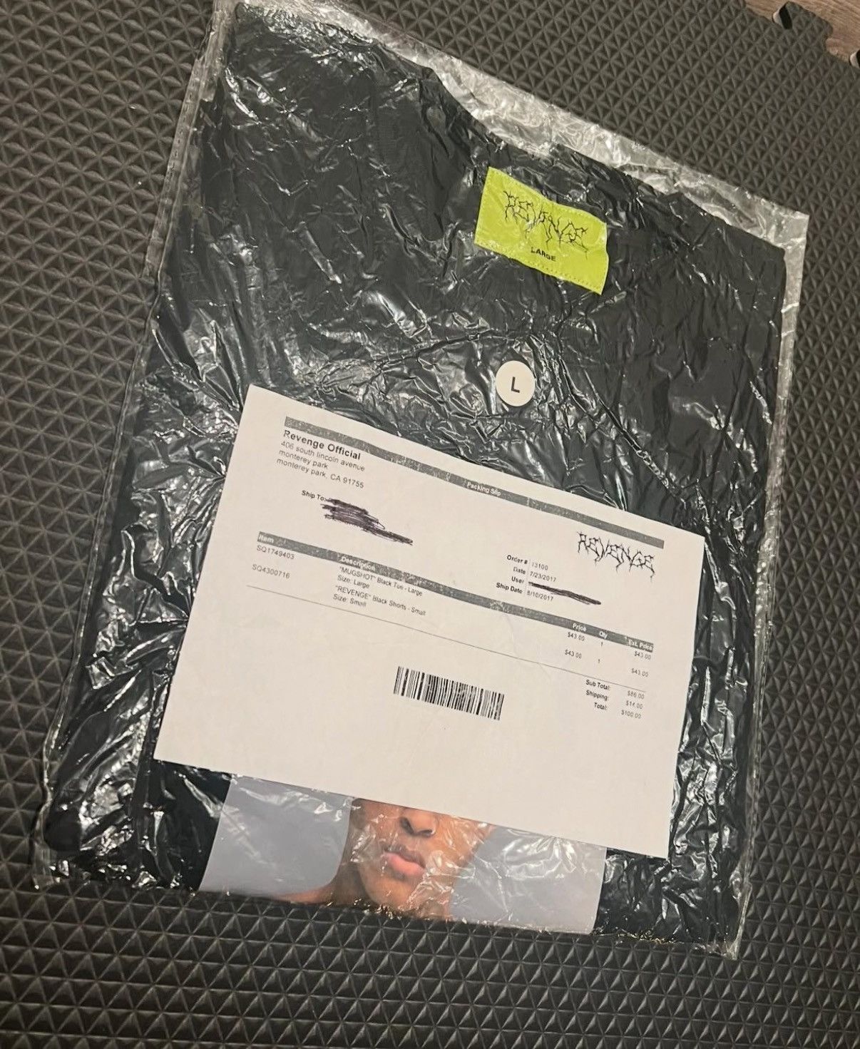 Revenge (DS) (L) Revenge XXXTENTACION Mugshot Tee Size US L / EU 52-54 / 3 - 2 Thumbnail