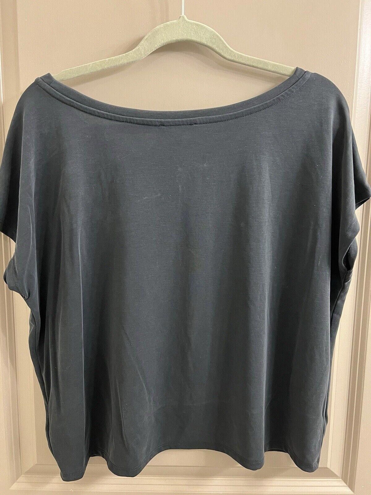 Express Express Medium Women Black Shirt Size M / US 6-8 / IT 42-44 - 4 Thumbnail