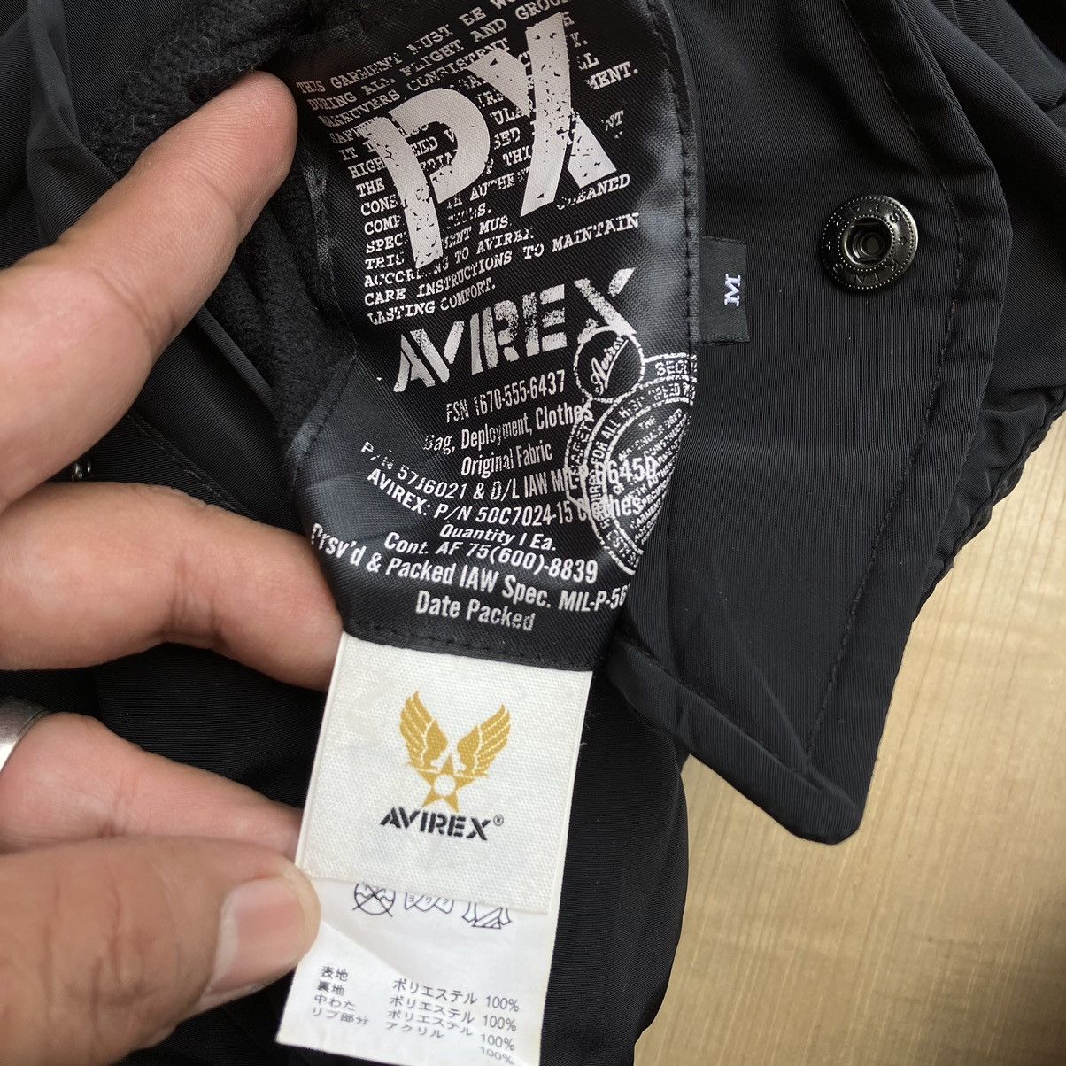 Alpha Industries × Avirex × Buzz Rickson's AVIREX BIG LOGO BOMBER JACKET Size US M / EU 48-50 / 2 - 5 Thumbnail